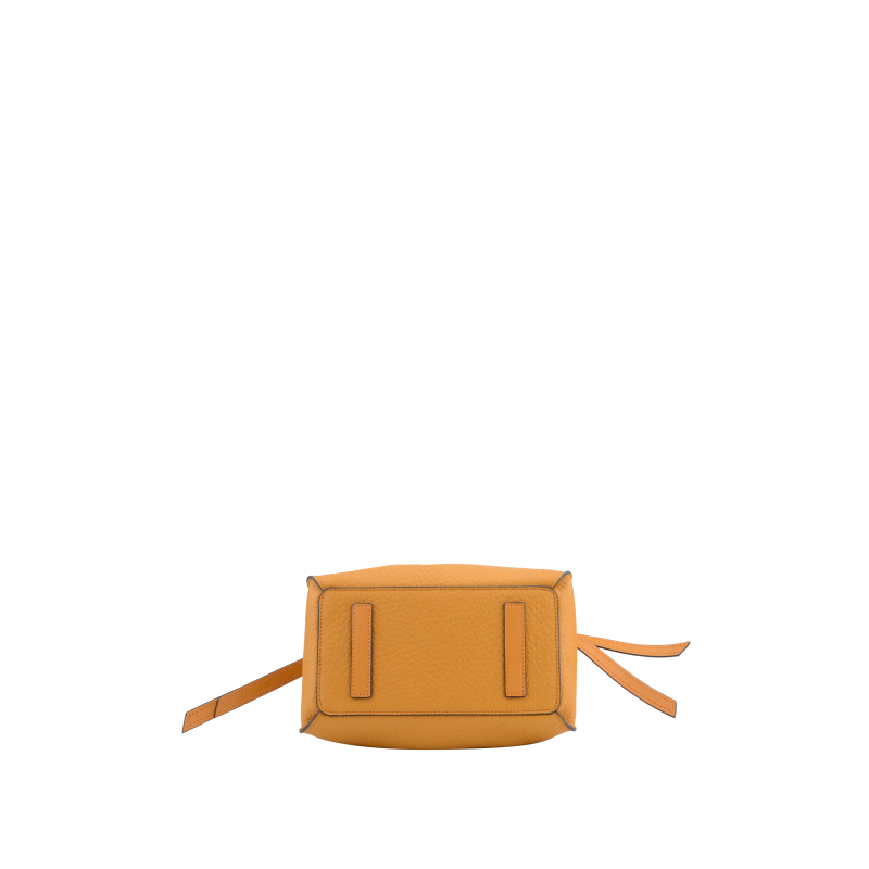 Handbag - cowhide leather POURCHET Red