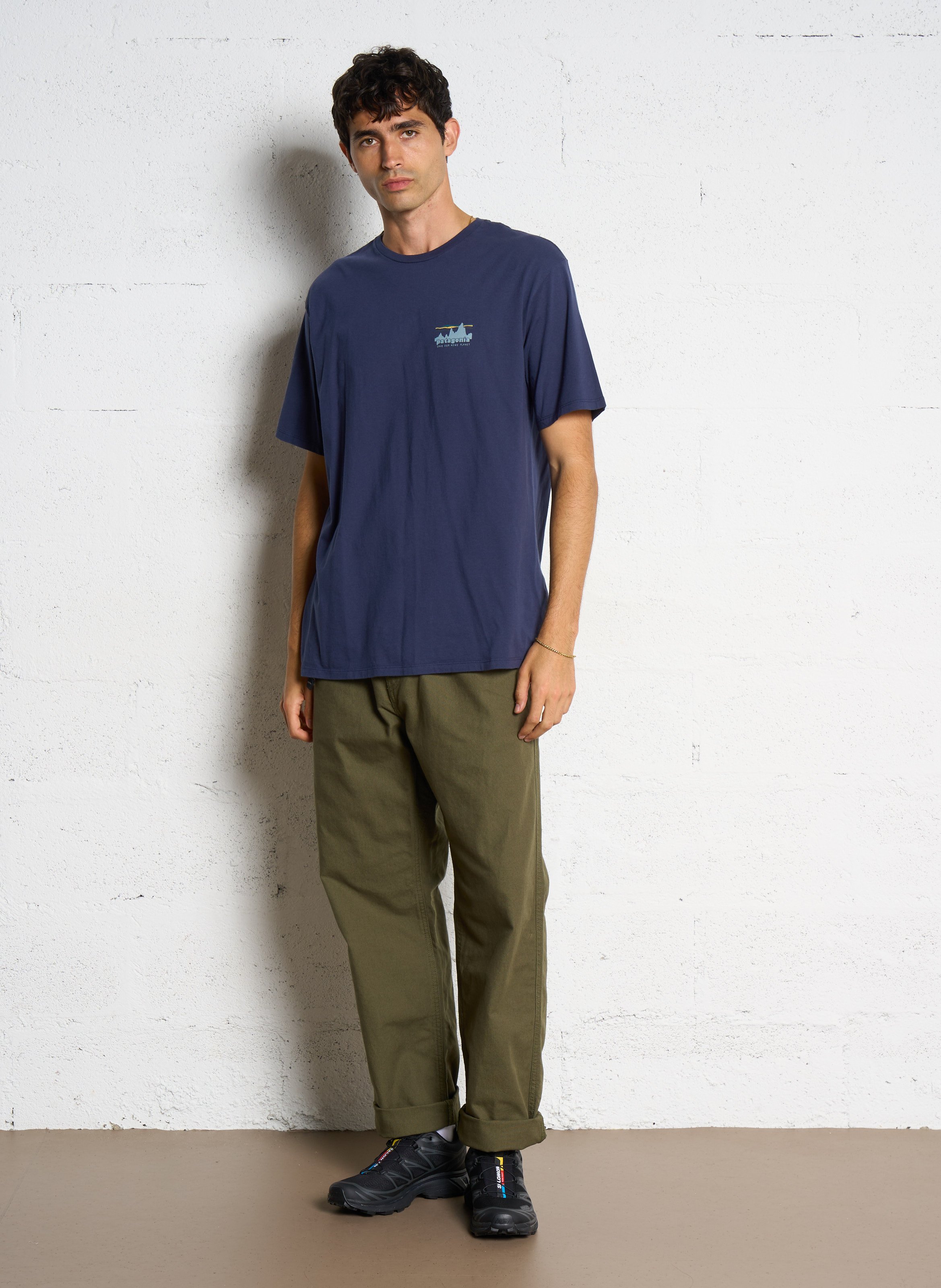 Straight-leg cotton pants PATAGONIA Green