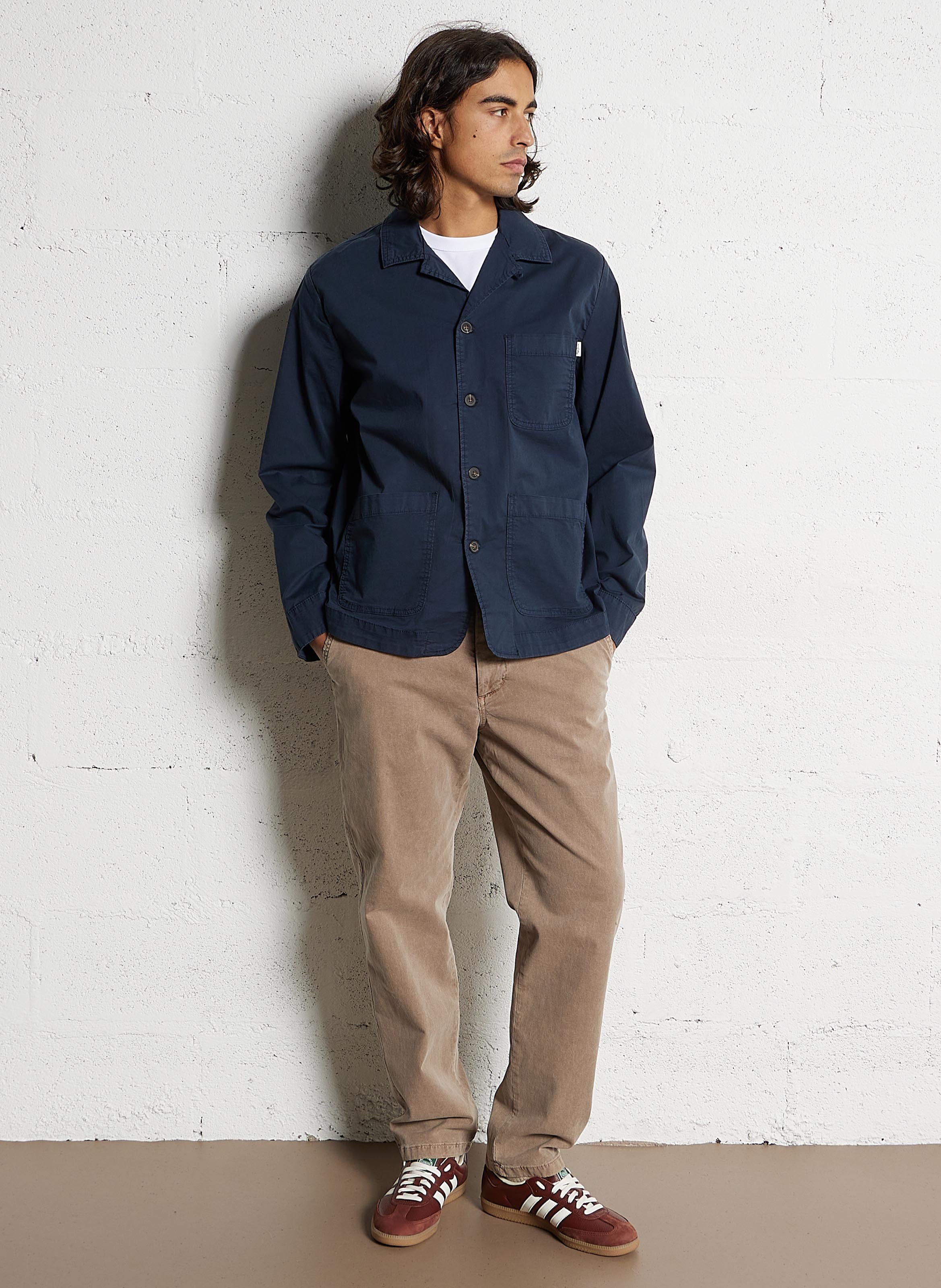 Cotton-blend bucket hat PEPE JEANS Beige