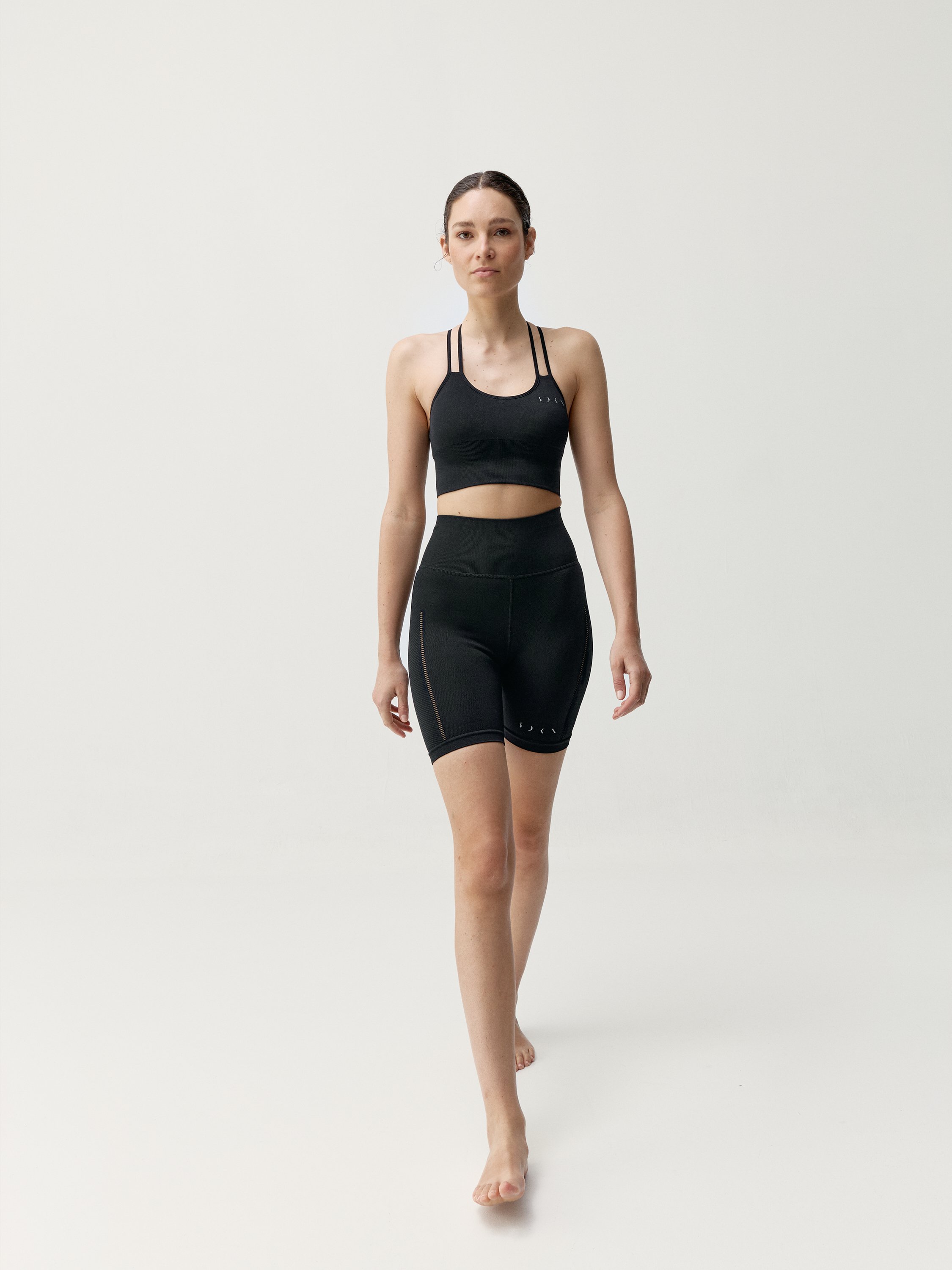 Short women's cycling shorts BORN LIVING YOGA Black