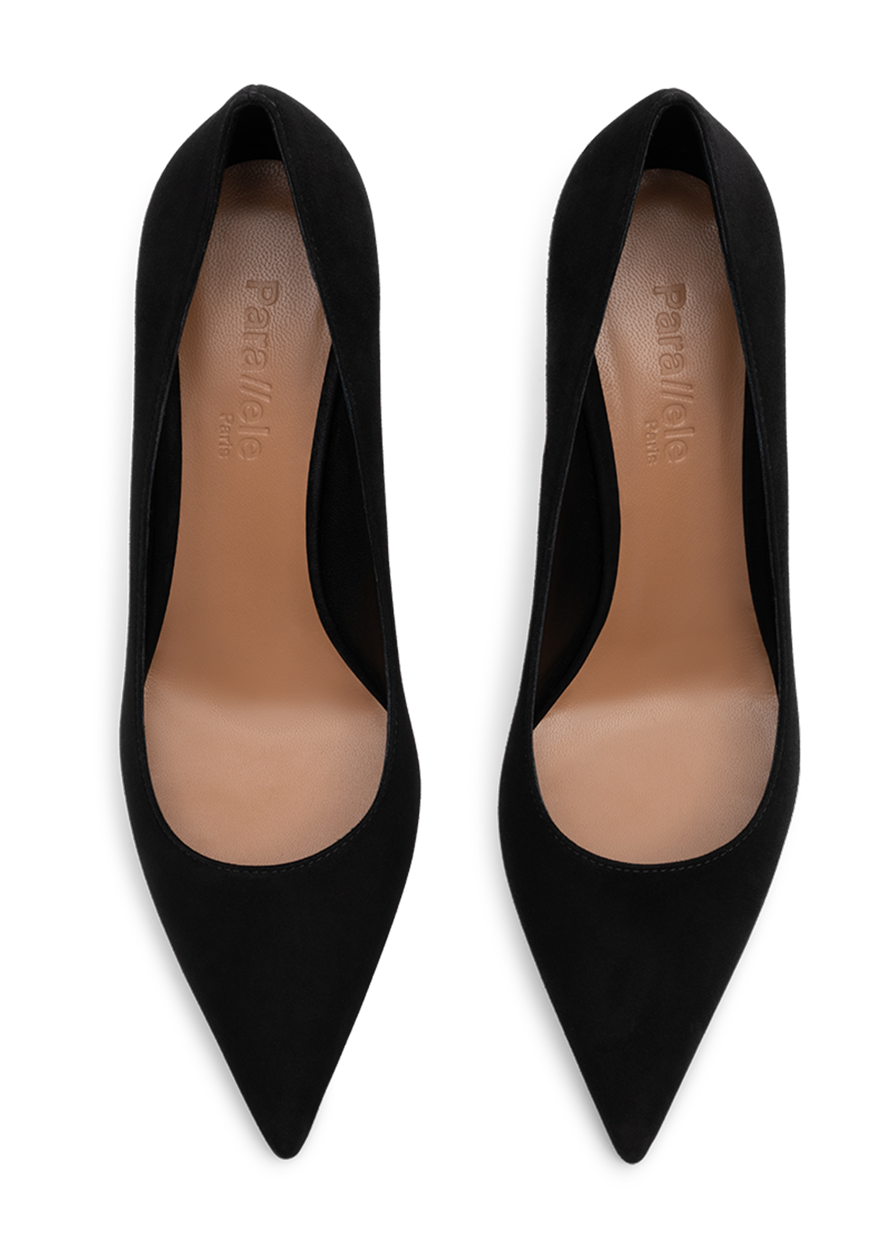 Black goat leather pumps PARALLELE PARIS Black