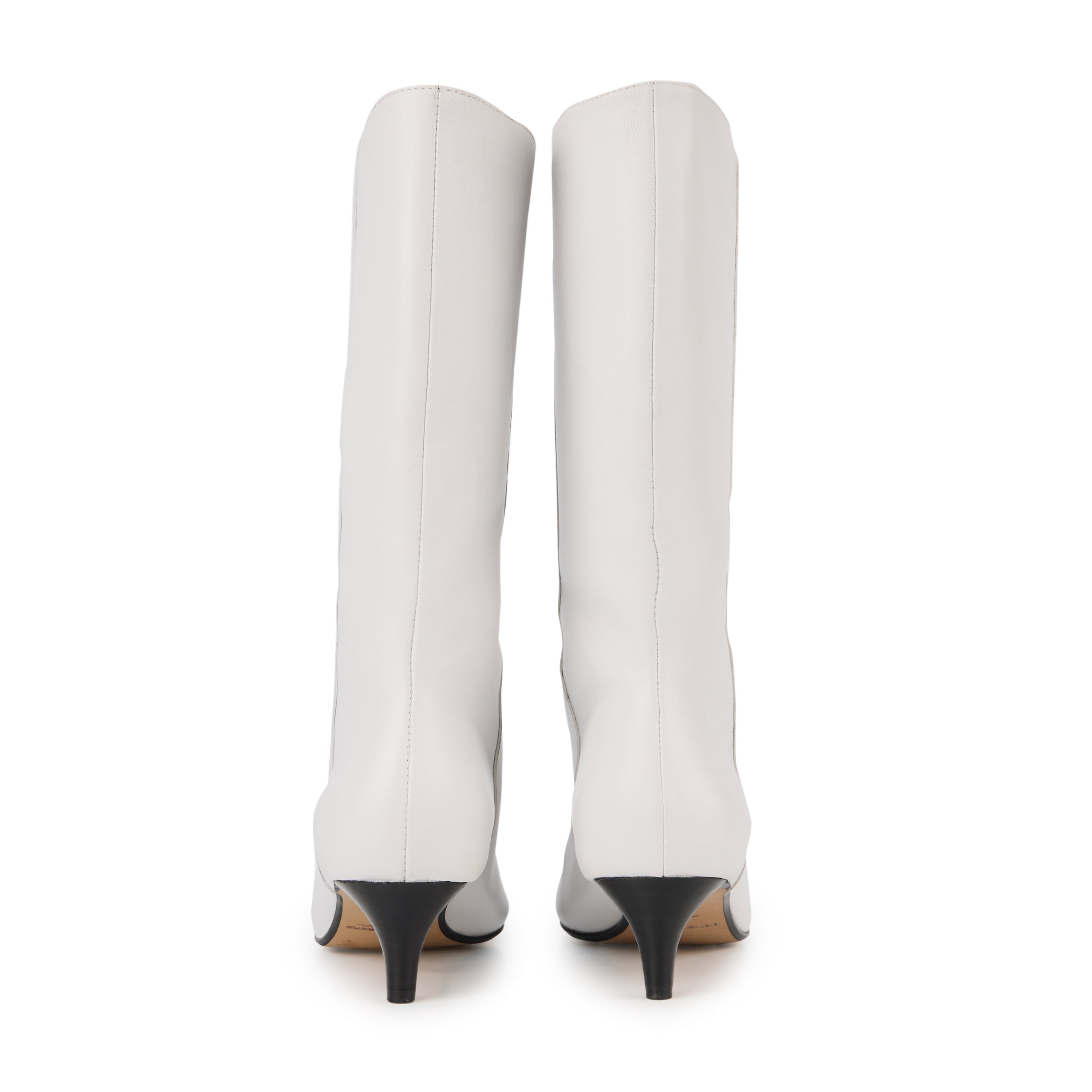 Yolanda smooth leather BONS BAISERS PARIS White