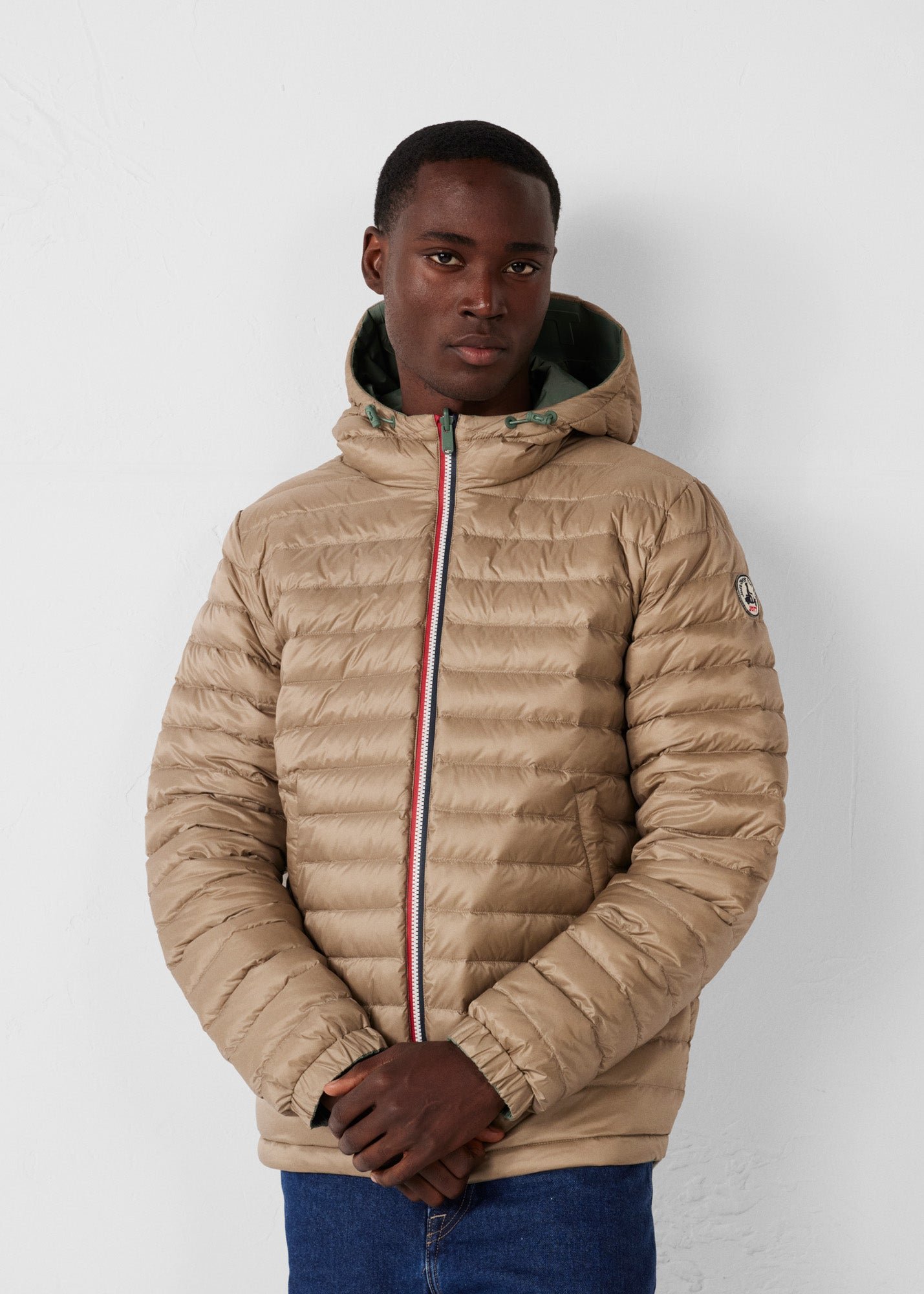 Reversible down jacket [color]/bluestone brummen JOTT Green