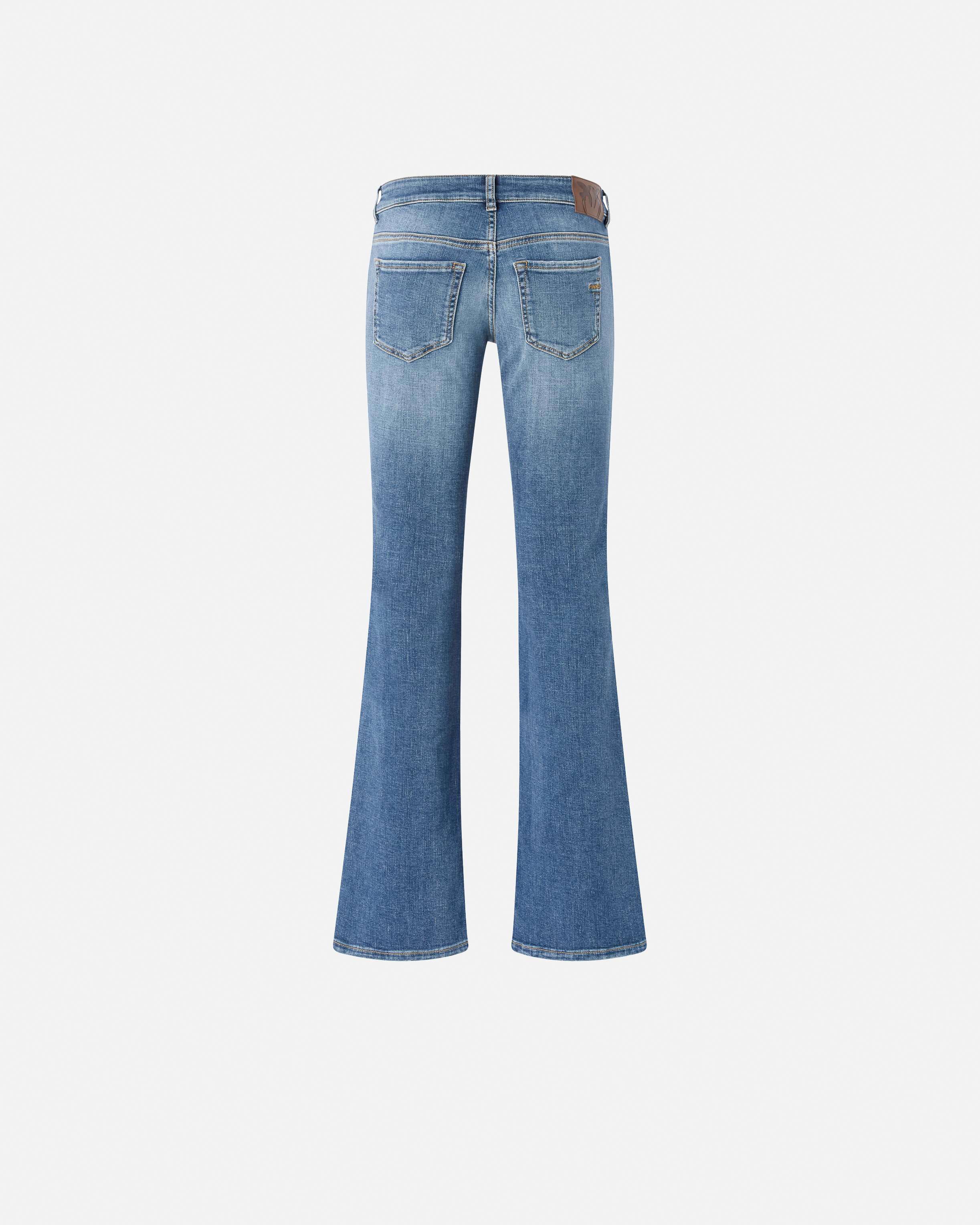Flared low-rise jeans PINKO Blue