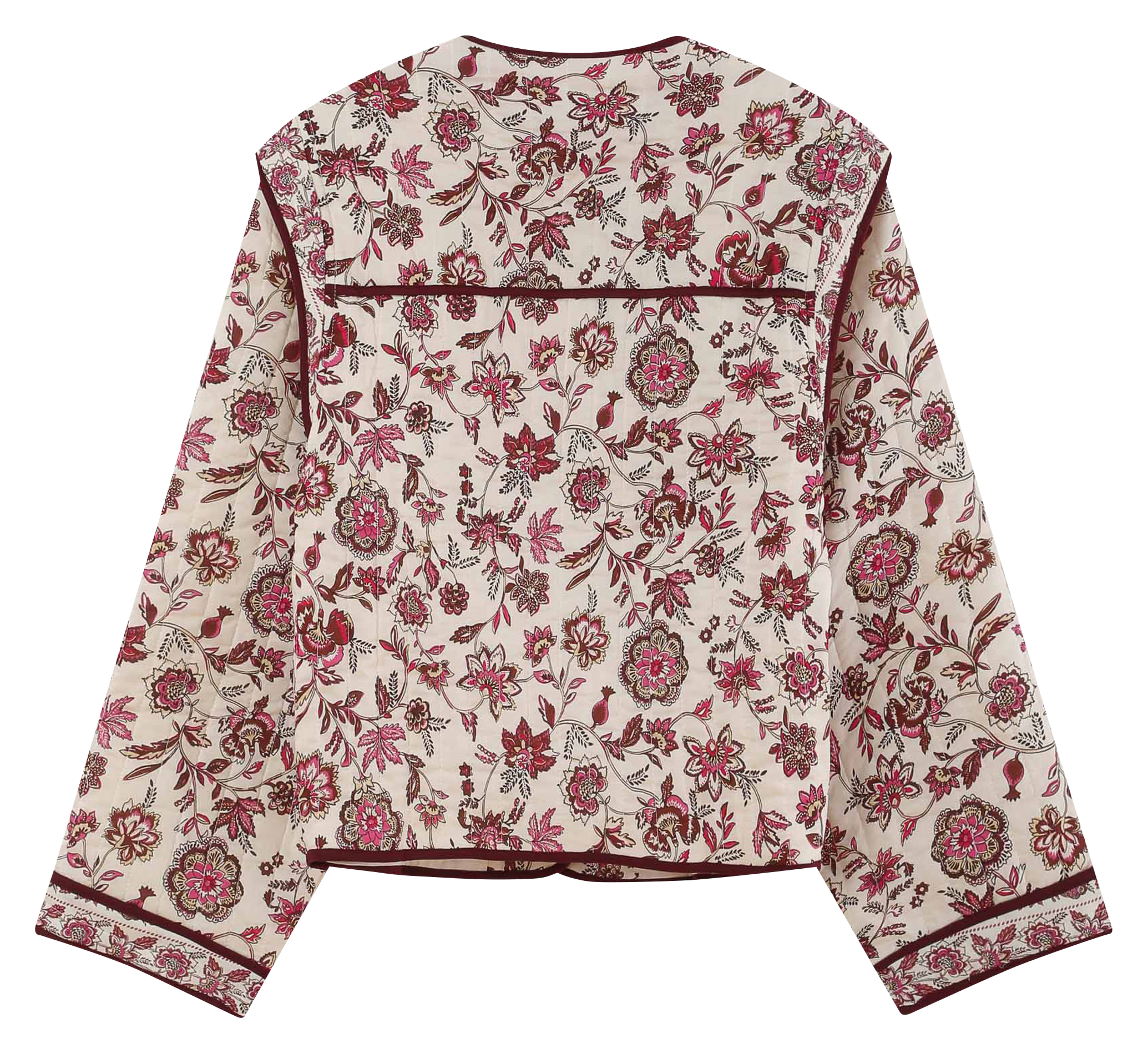 Veste courte matelassée à motif GRACE ET MILA Rose
