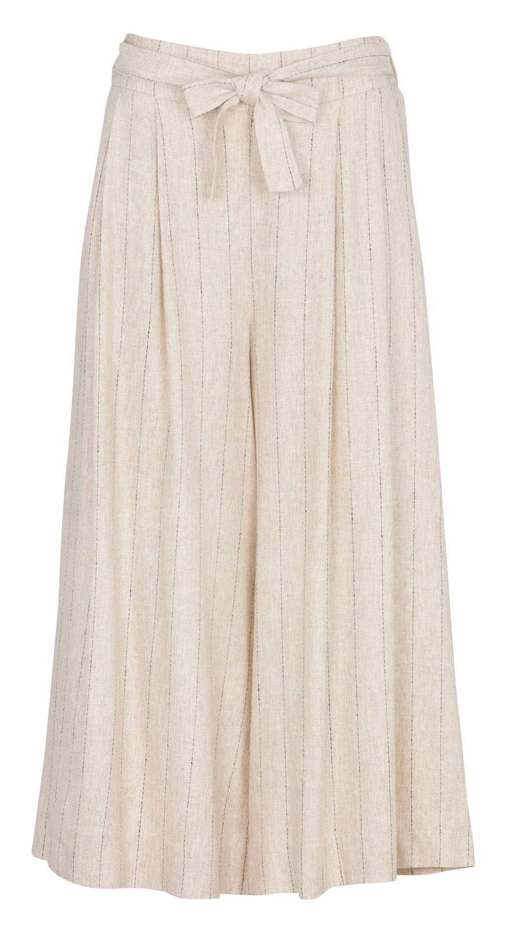 Striped wide-leg pants LA FEE MARABOUTEE Beige