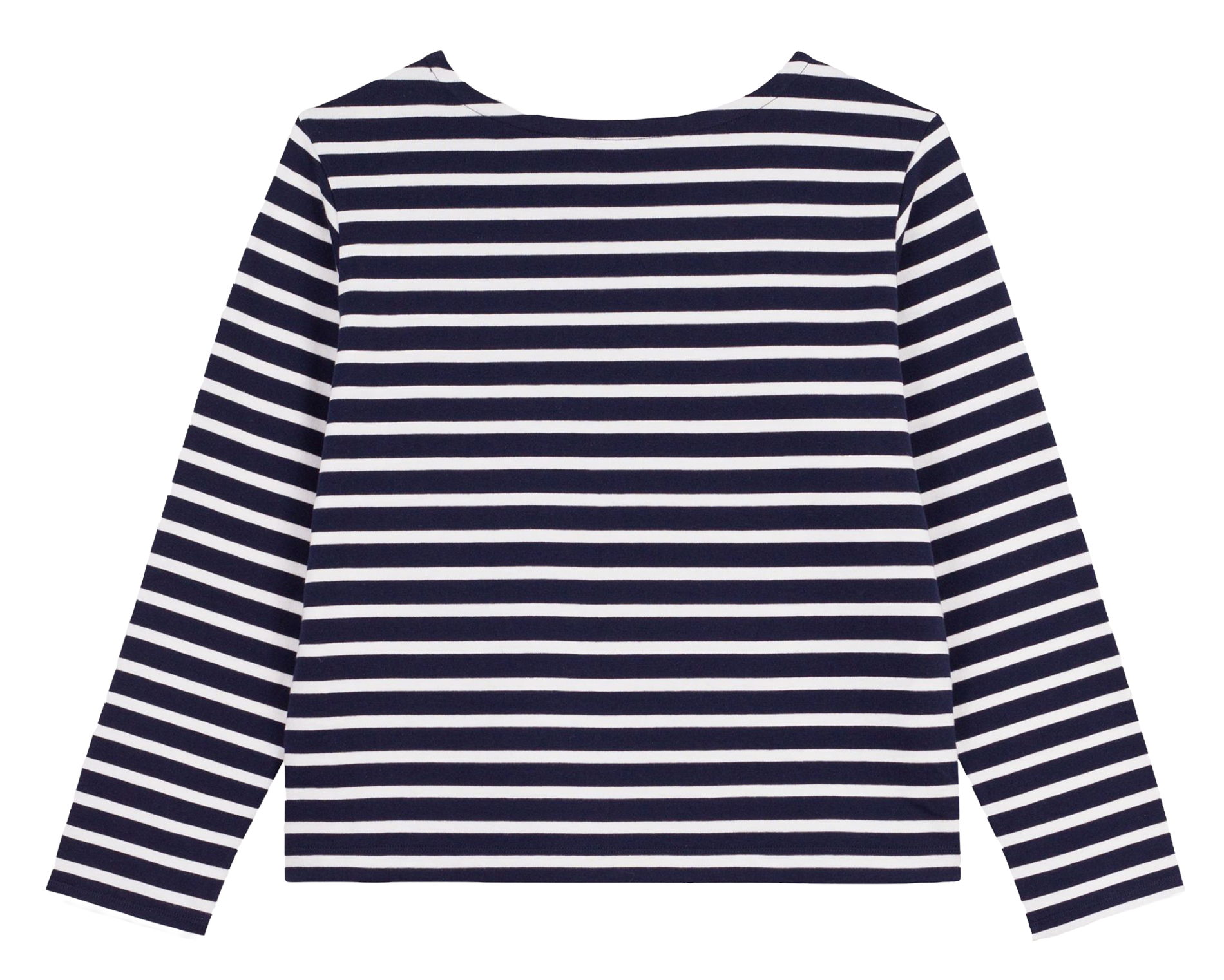 T-shirt met wijde pasvorm en strepen PETIT BATEAU Grijs