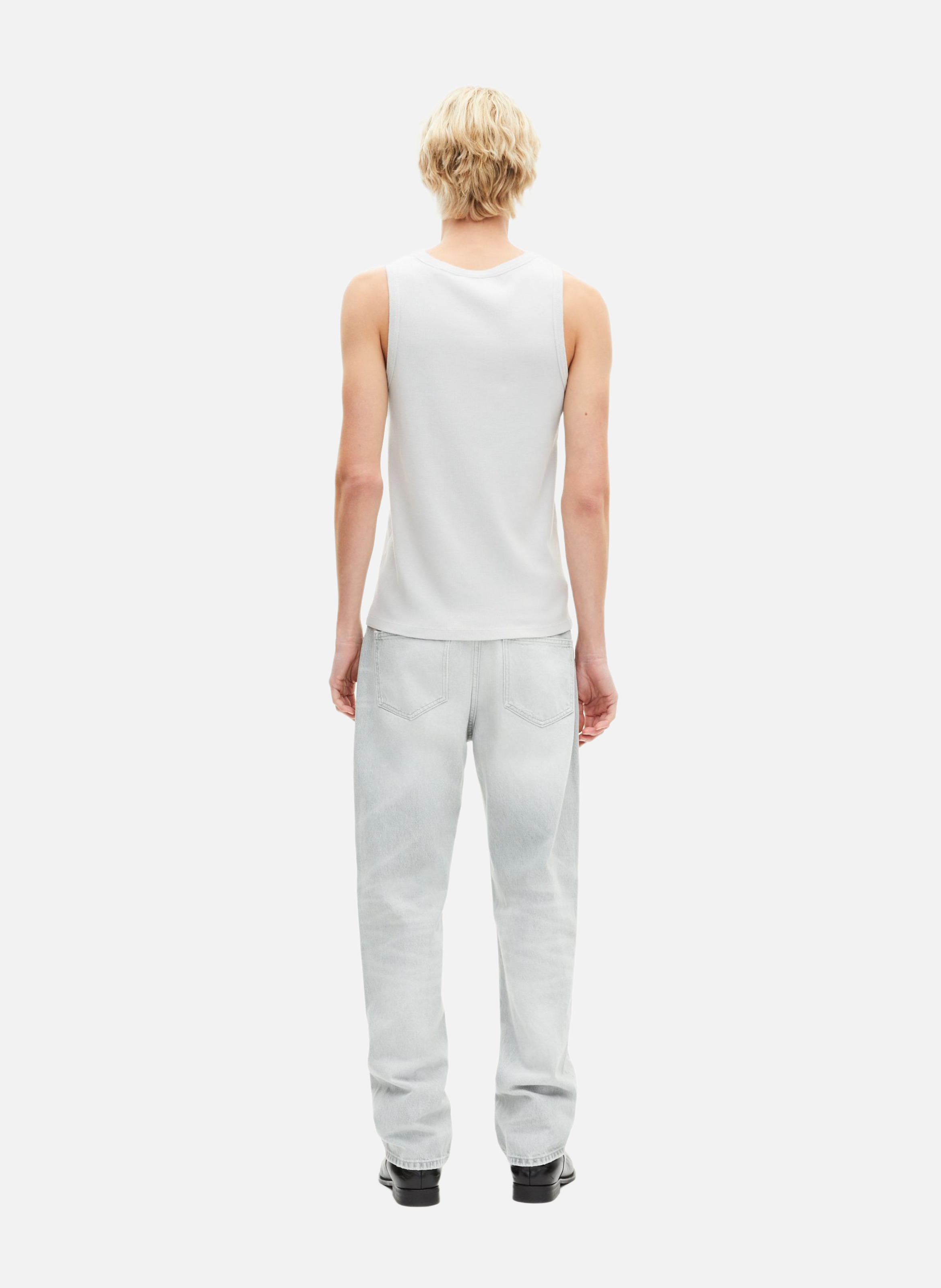 Tank top with coat of arms embroidery THE KOOPLES Grey