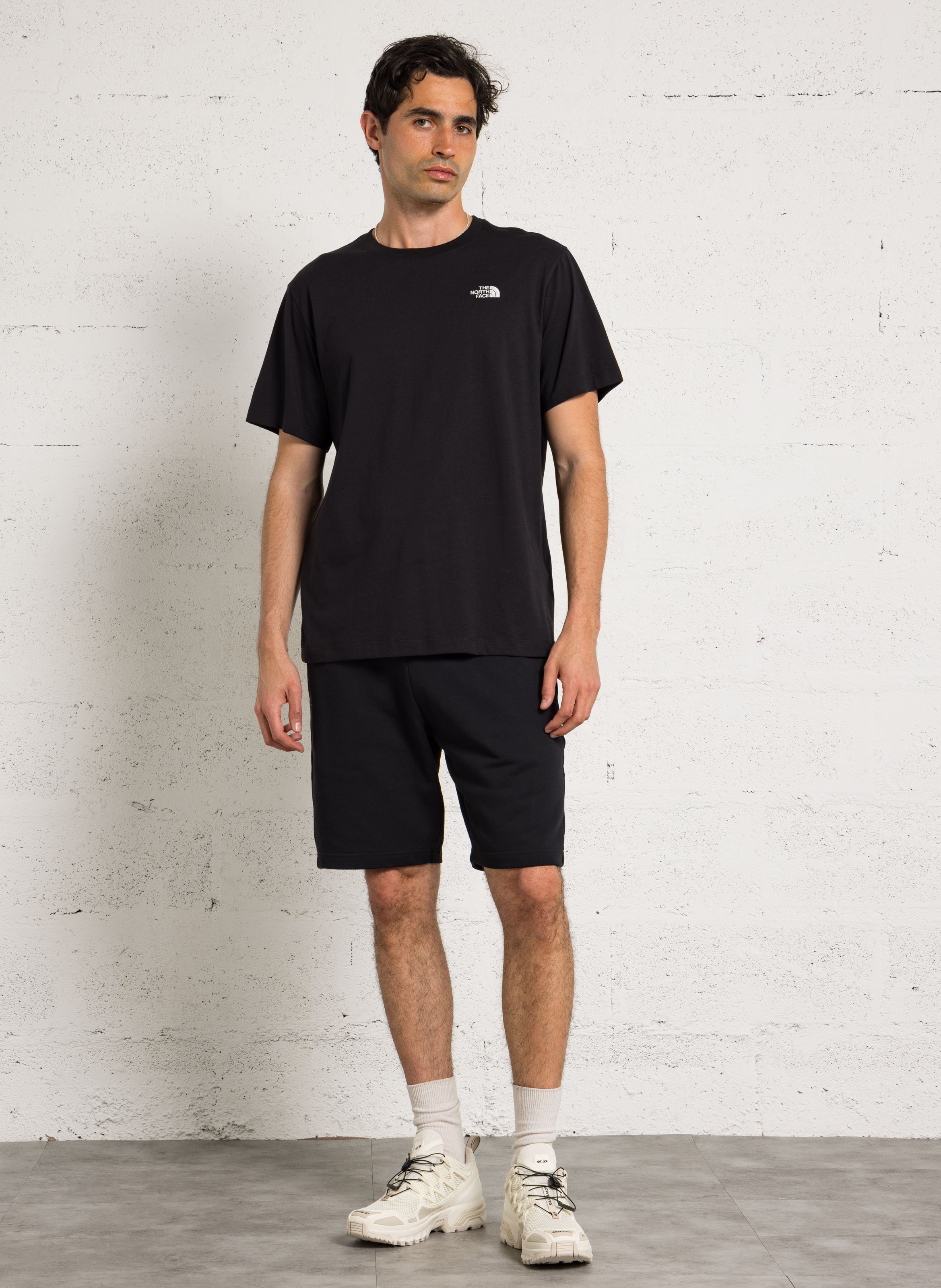 Baskets basses bi-matière Beige