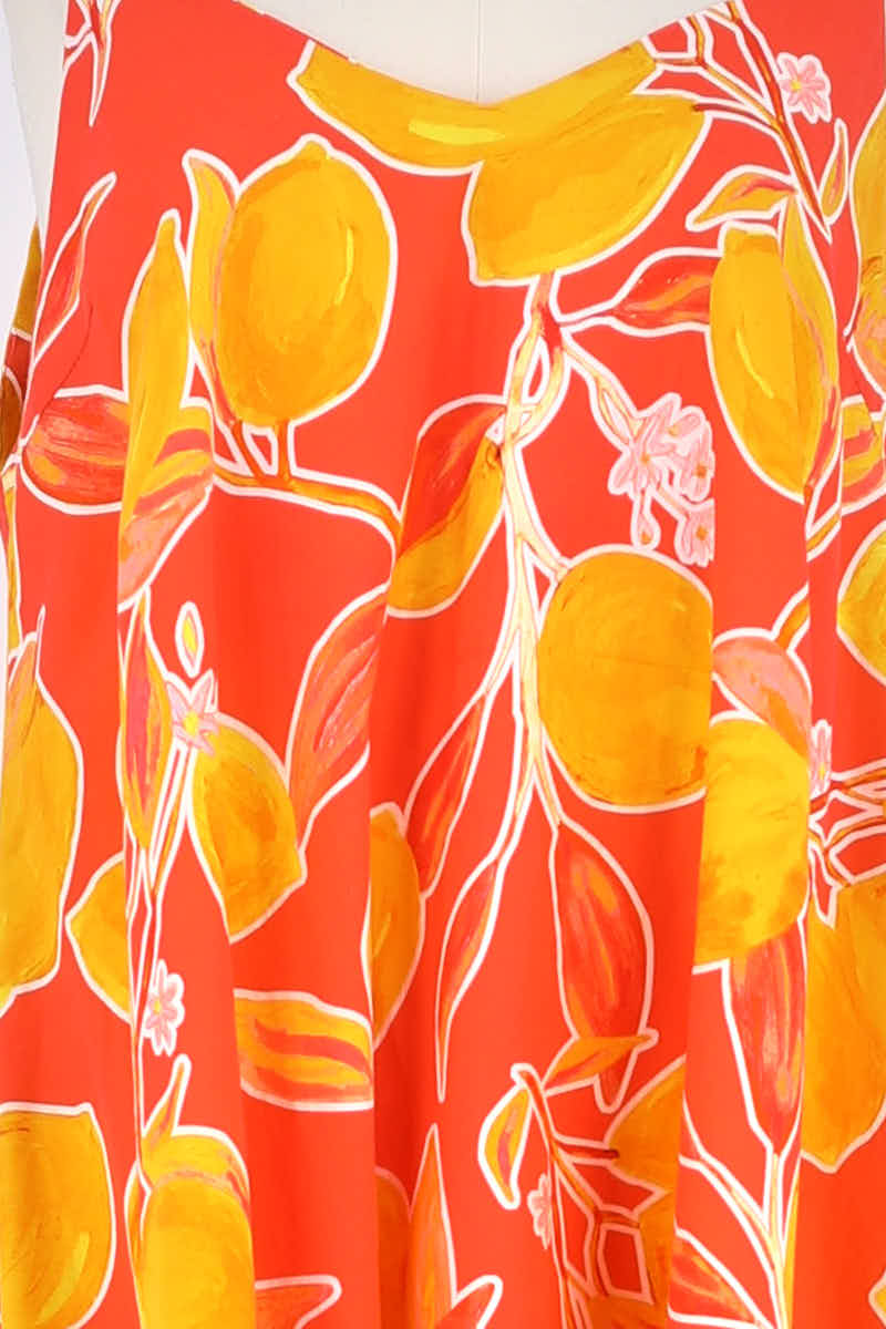 Top sans manche MODETROTTER - Seconde Main Orange