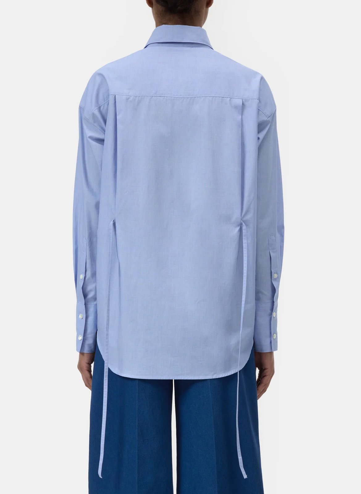 Chemise col classique en coton CLOSED Bleu