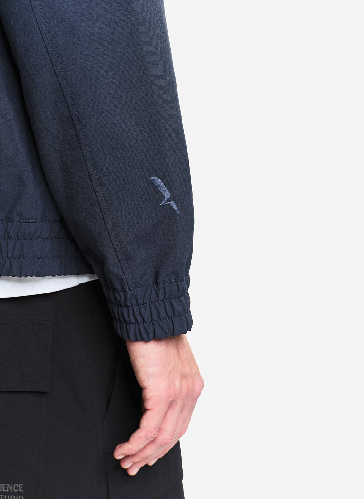 Solid zip-up straight jacket AIGLE Blue