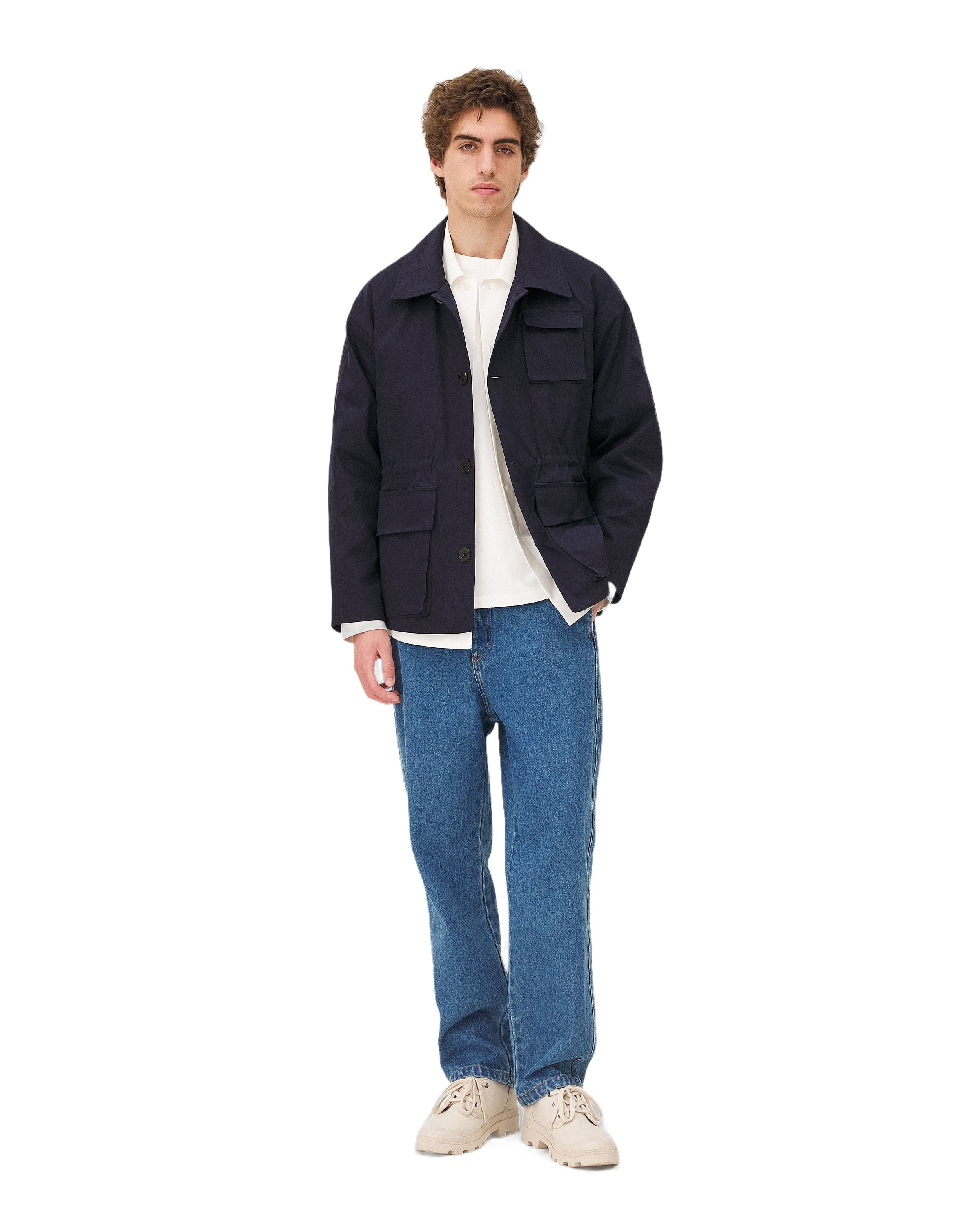Saharan jacket ORARI NAVY Noyoco Blue