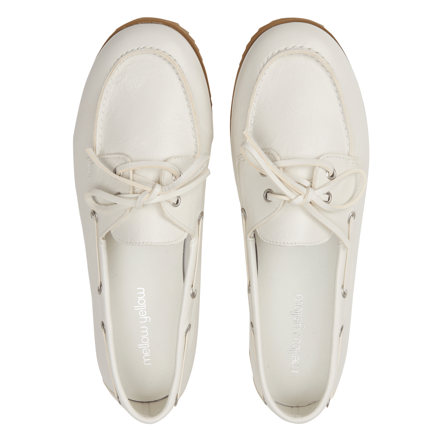 Derbies en cuir MELLOW YELLOW Beige