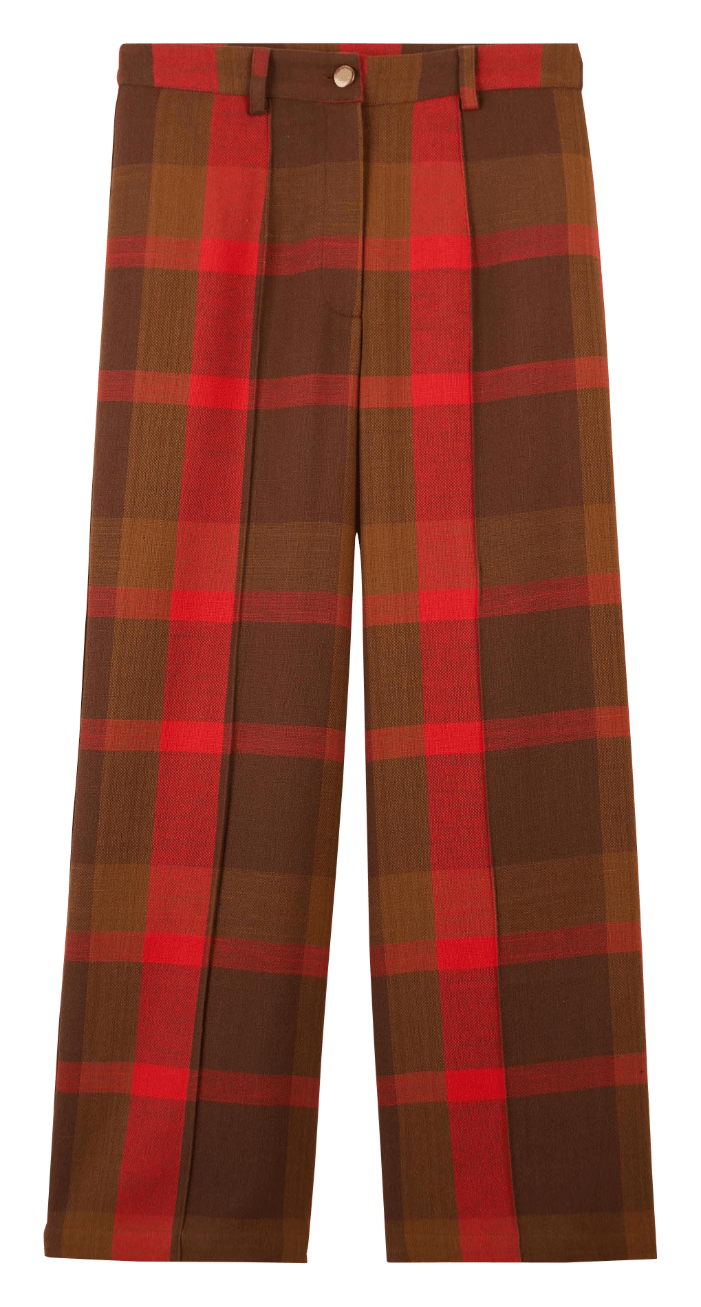 Pantalon large en coton WILD Rouge