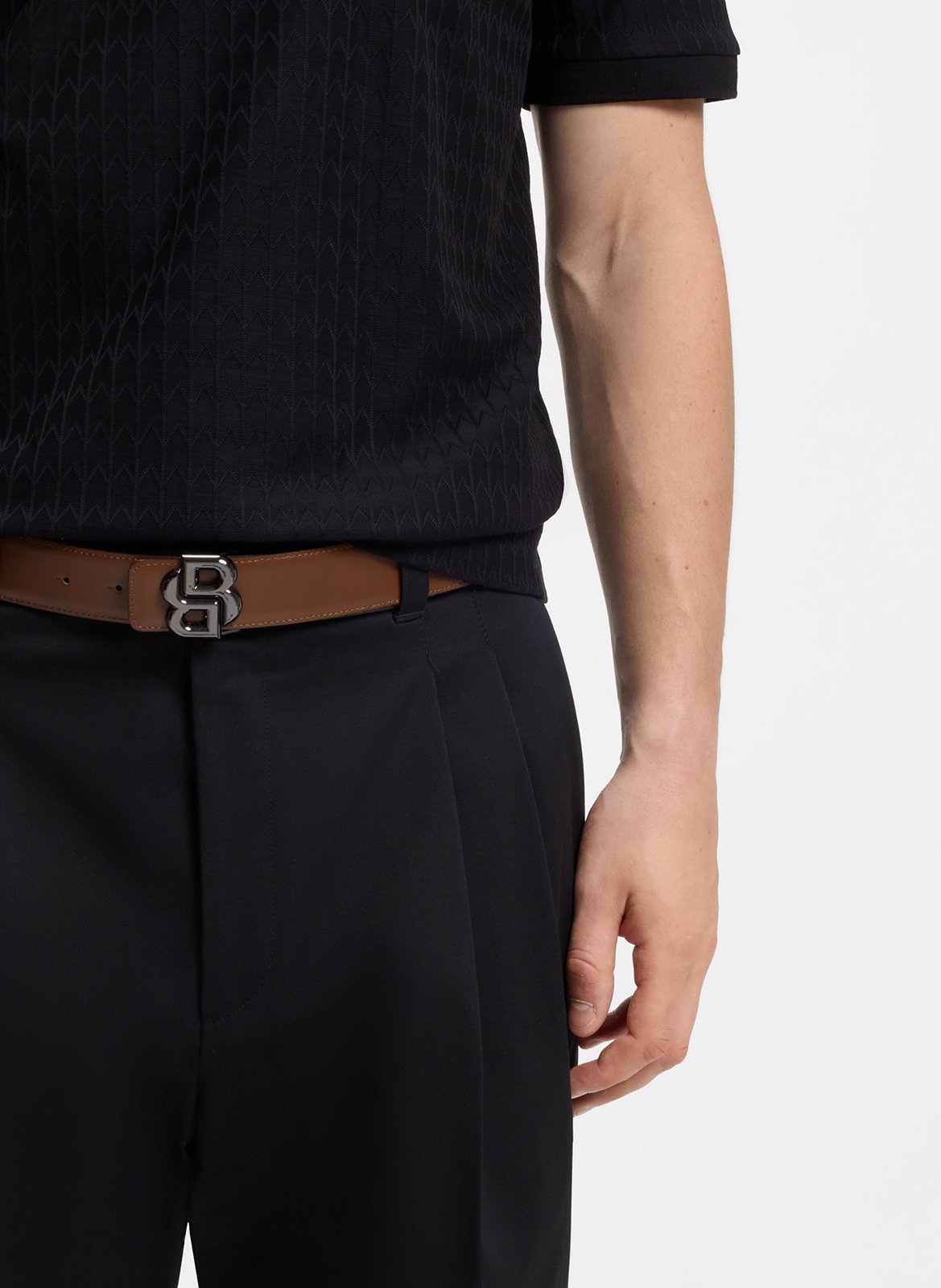 Ceinture en cuir BOSS Noir