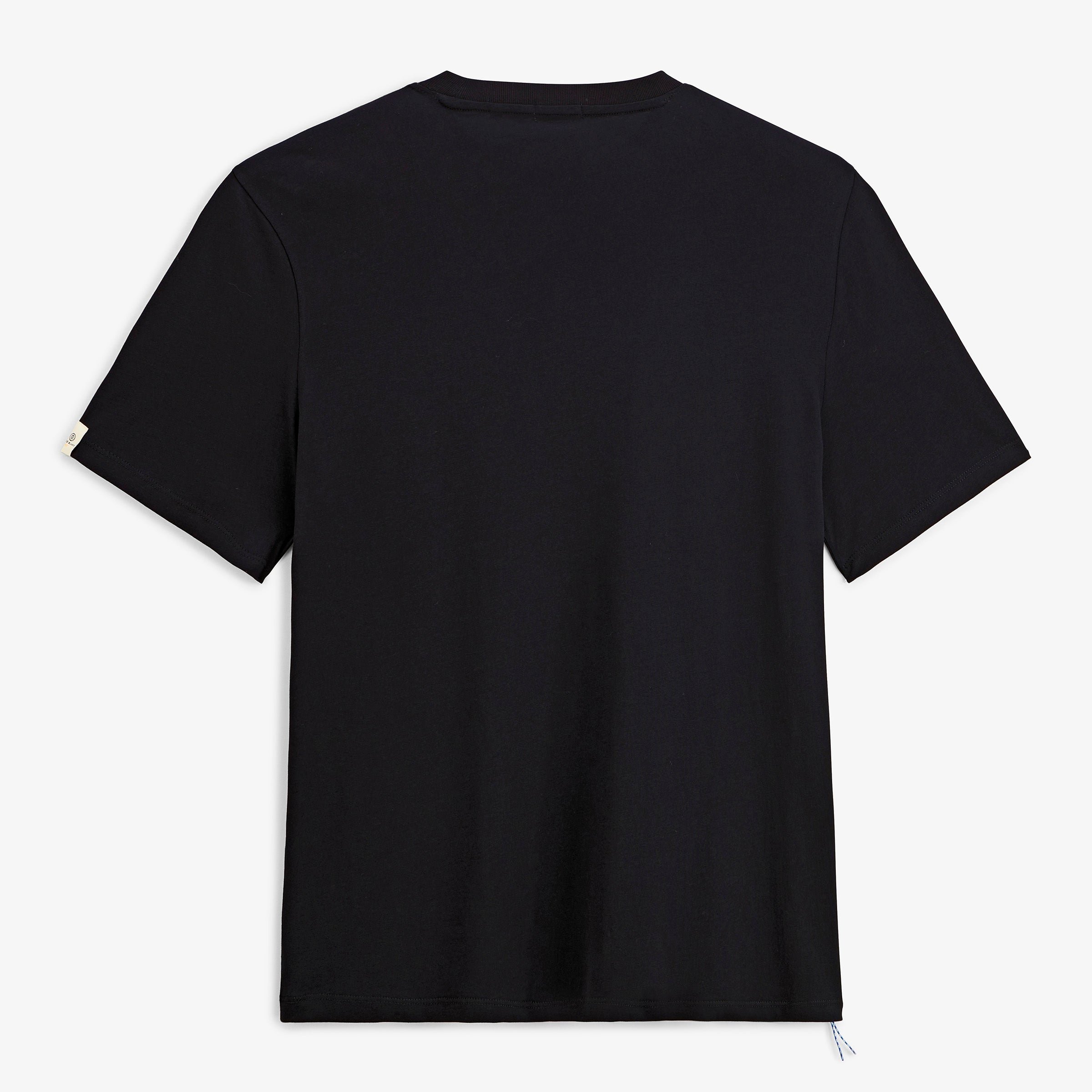 Short-sleeve oversize black t-shirt. SERGE BLANCO Black