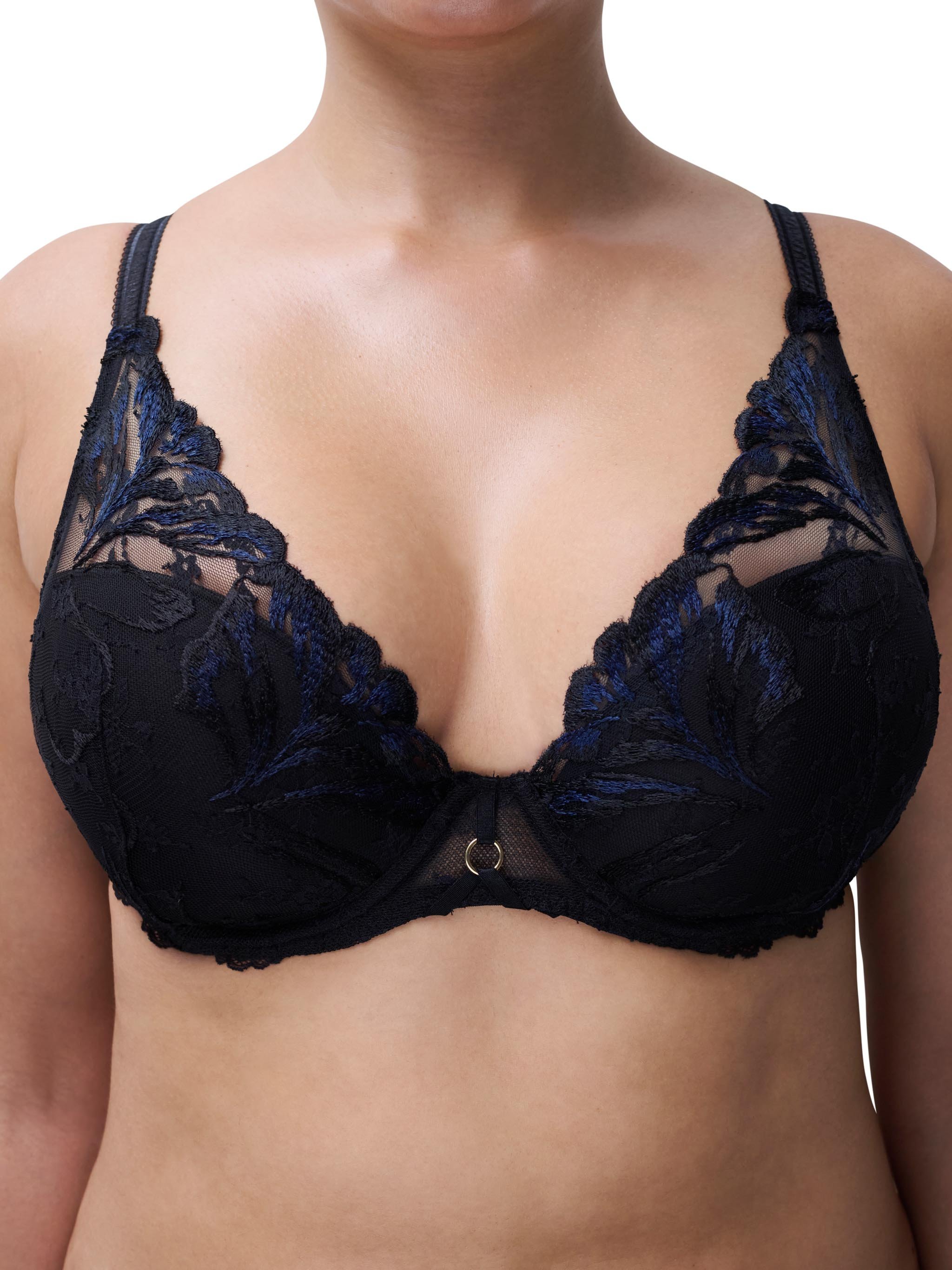Plunge cup bra CHANTELLE Black