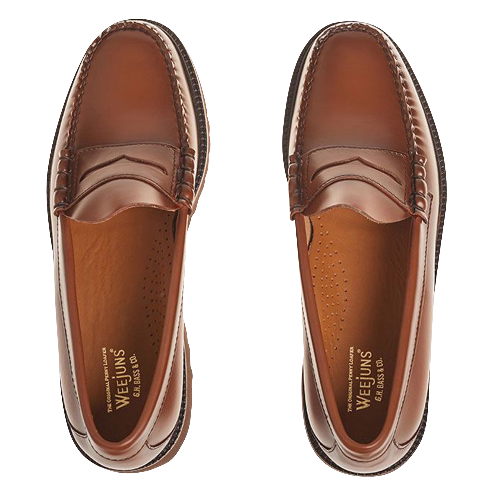 Mocassins en cuir  GH BASS Marron