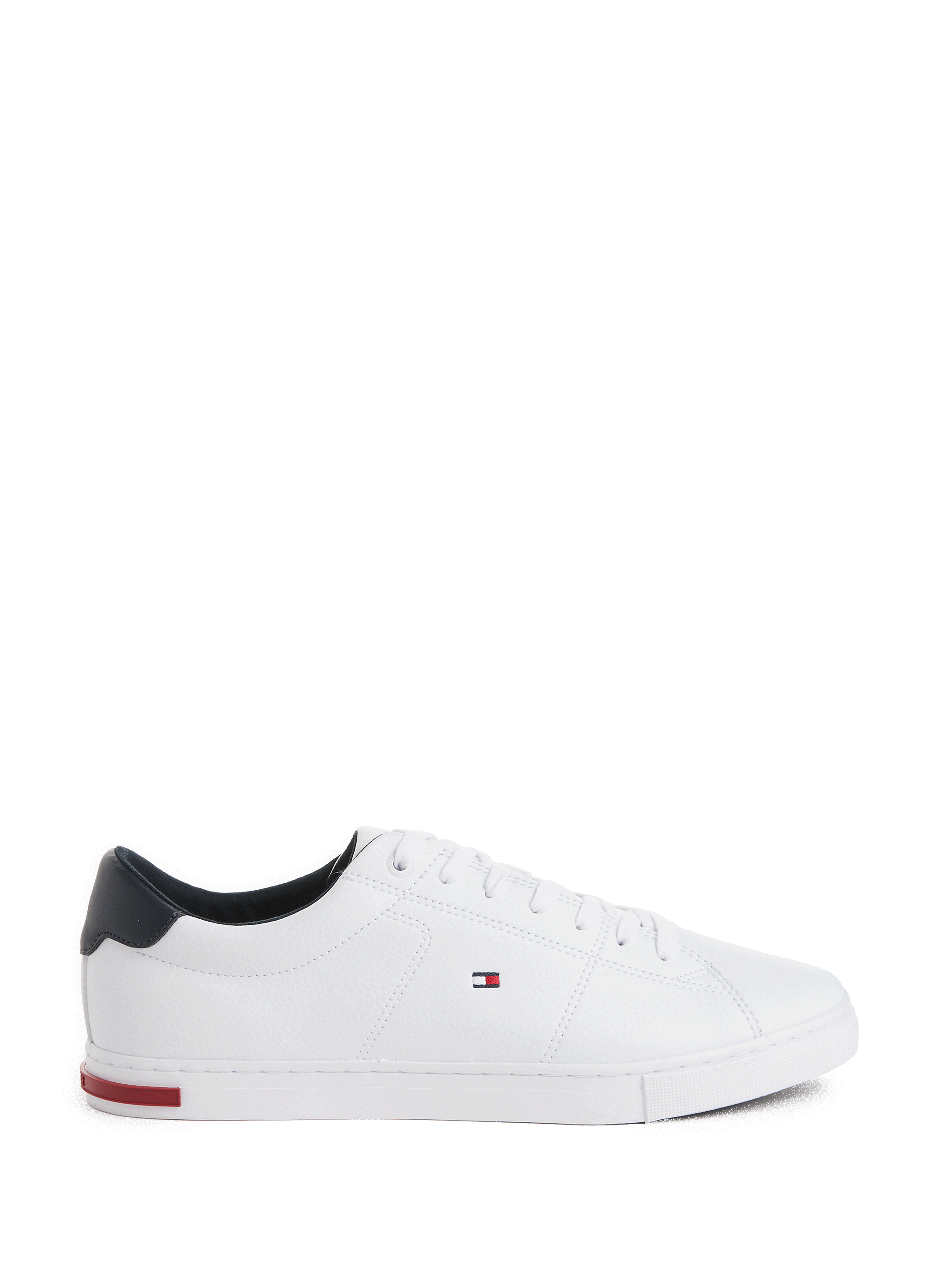 Baskets basses en cuir TOMMY HILFIGER Blanc