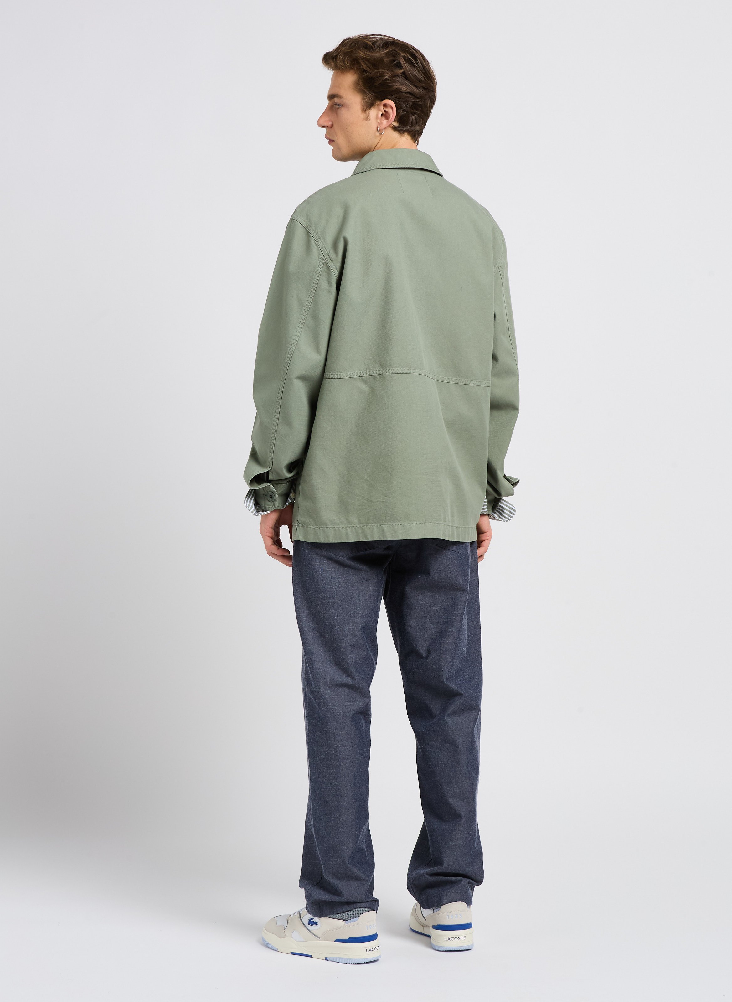 Pantalon droit en coton bio KNOWLEDGE COTTON APPAREL Bleu