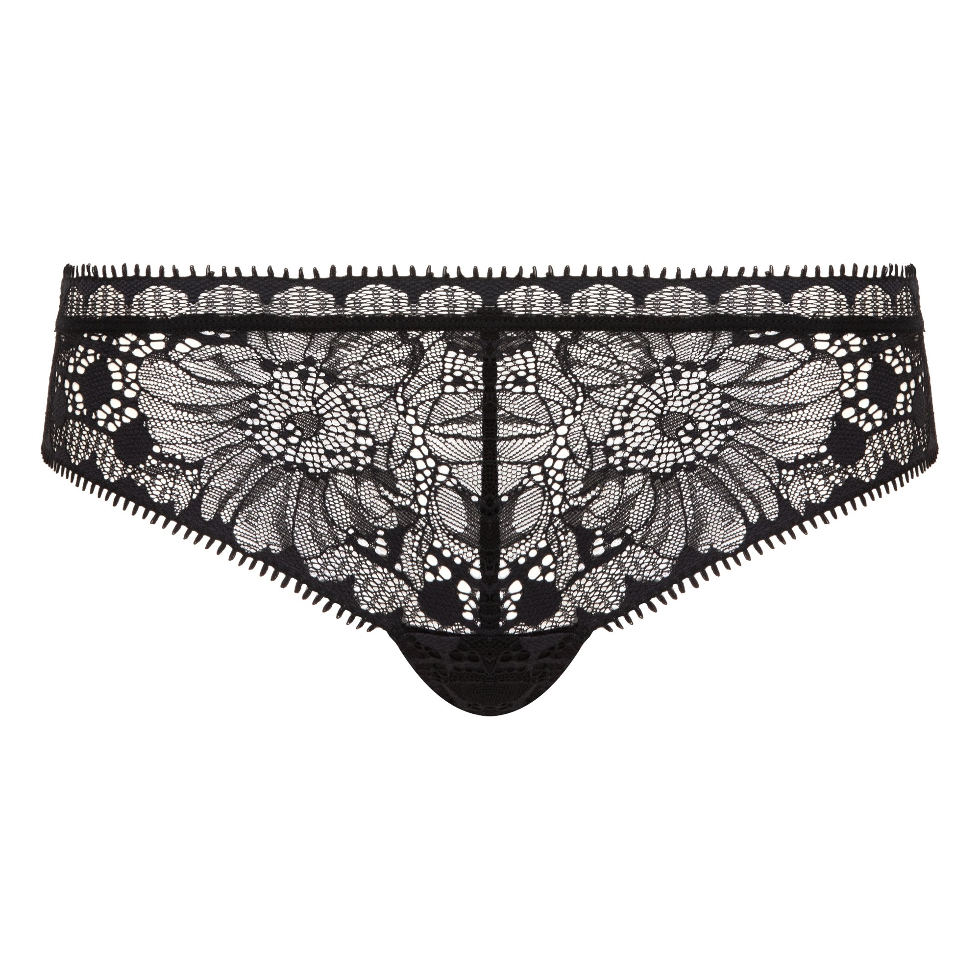 Aventurine lace tanga CHANTELLE Black