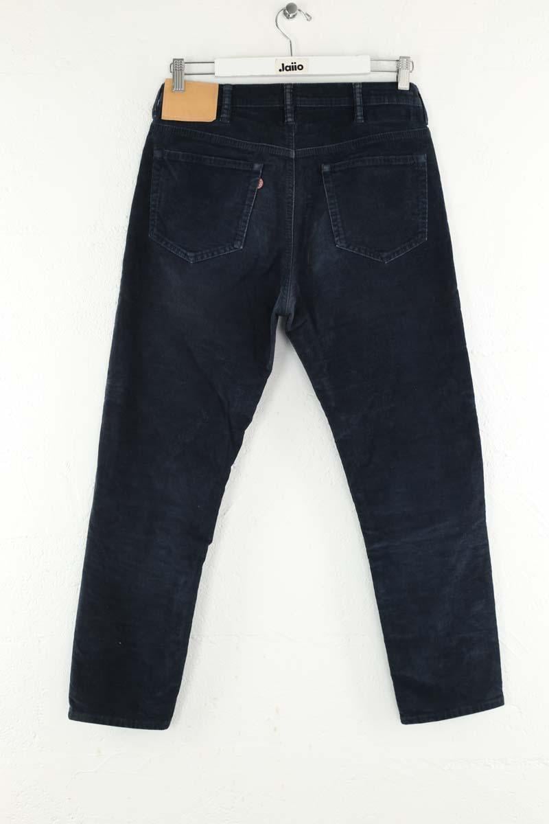 Straight leg bla konst cotton trousers ACNE STUDIOS - Seconde Main Blue