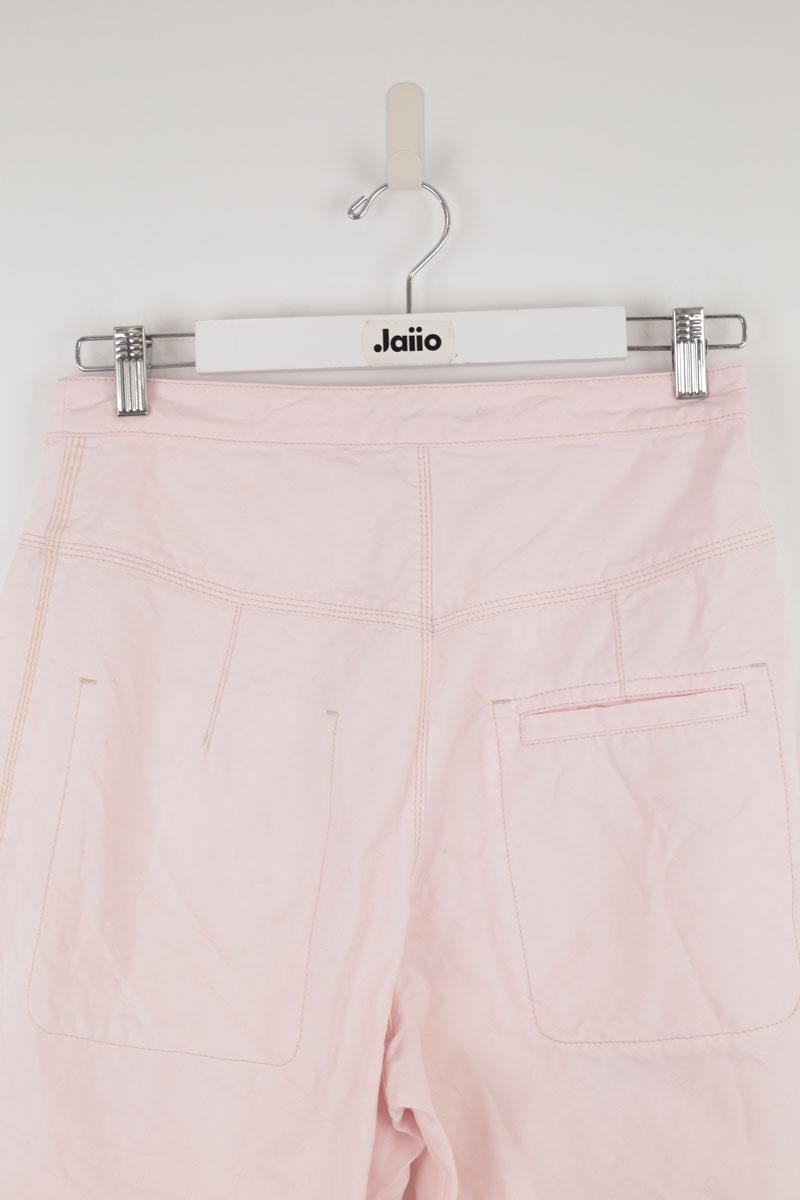 Cotton straight jeans ISABEL MARANT - Seconde Main Pink