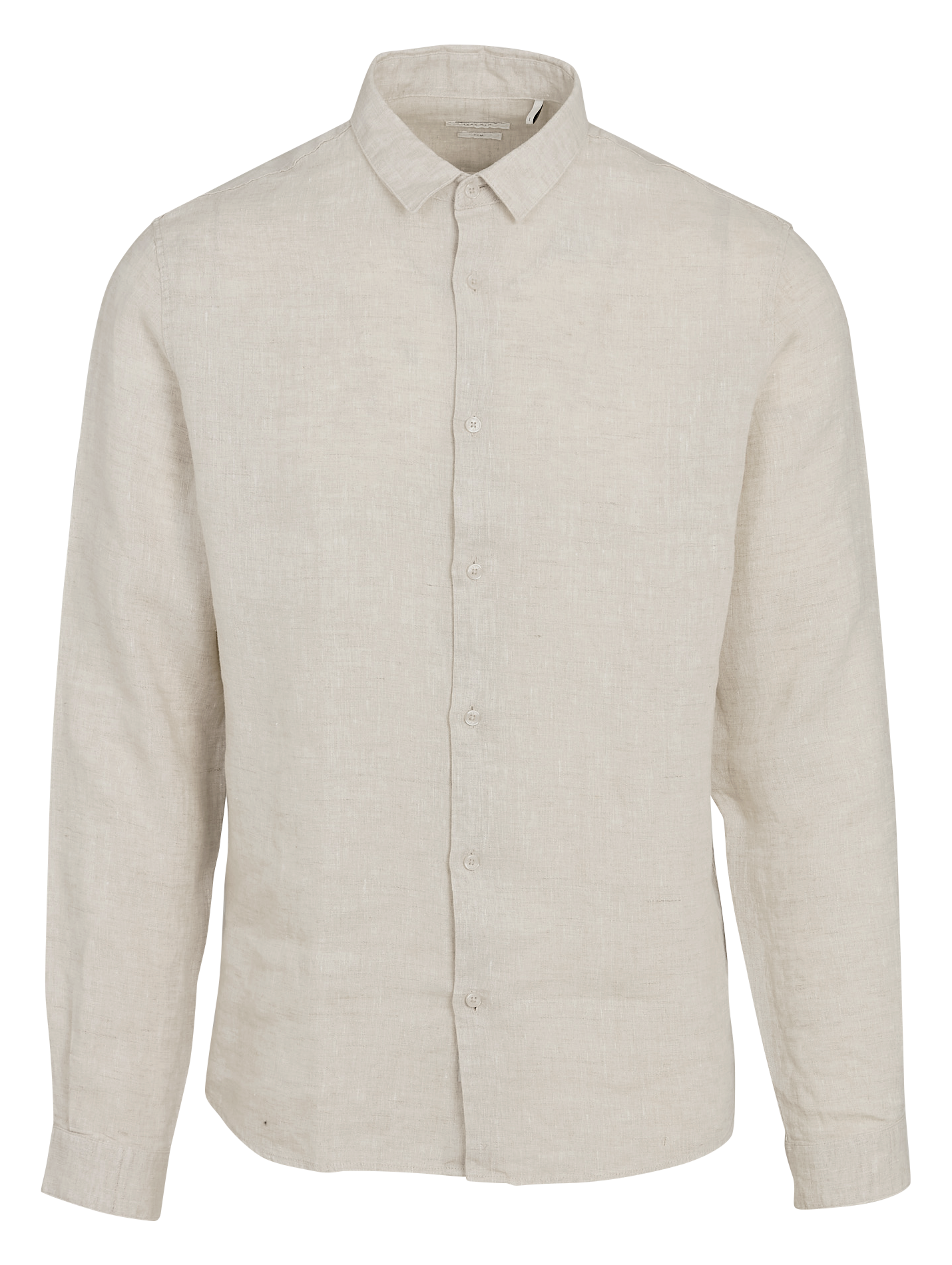 Linnen, slim fit overhemd IKKS Beige
