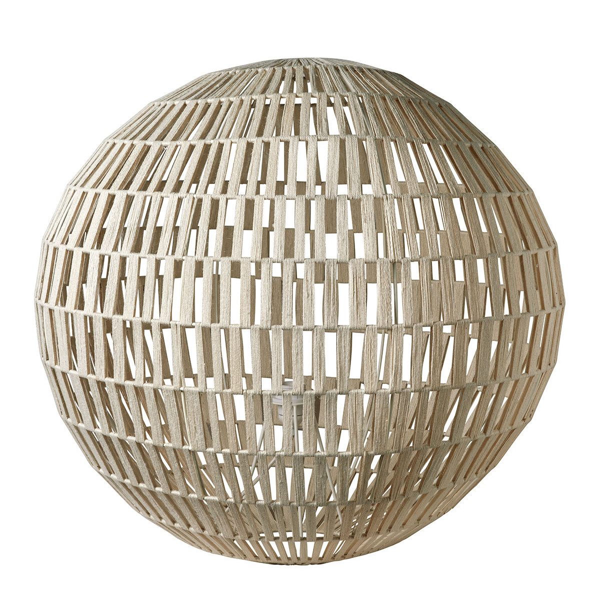 Sphere jute lamp - large size BLANC D'IVOIRE Beige