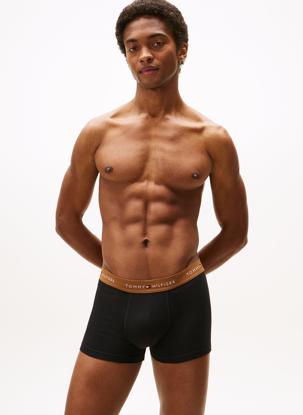 Lot de 3 boxers en coton mélangé TOMMY HILFIGER Noir