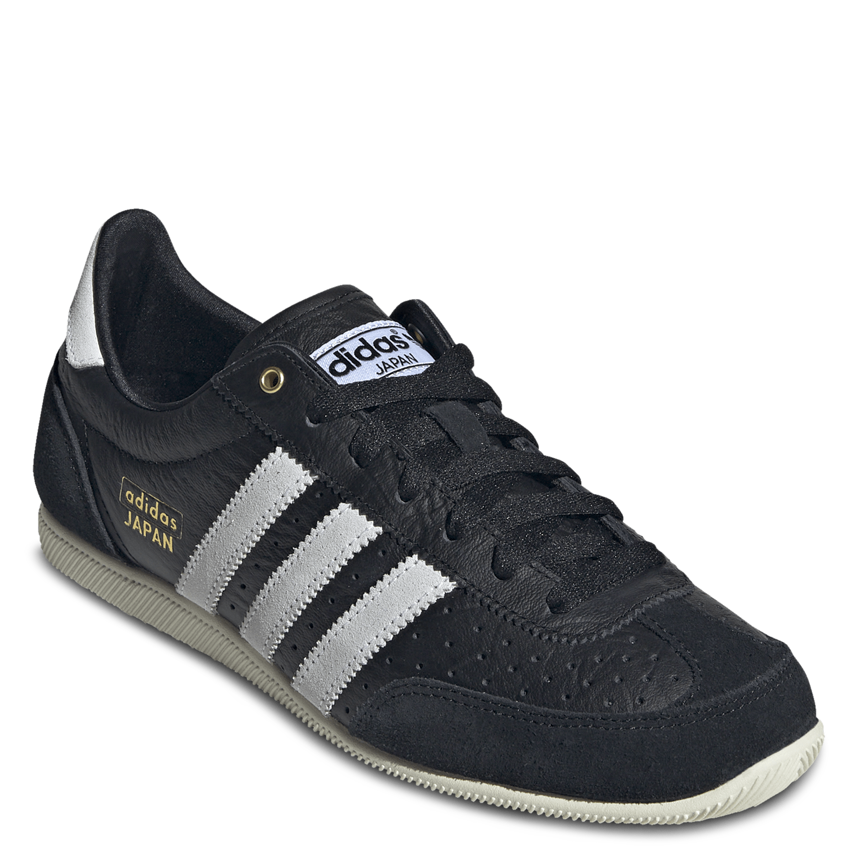Baskets basses en cuir ADIDAS Noir