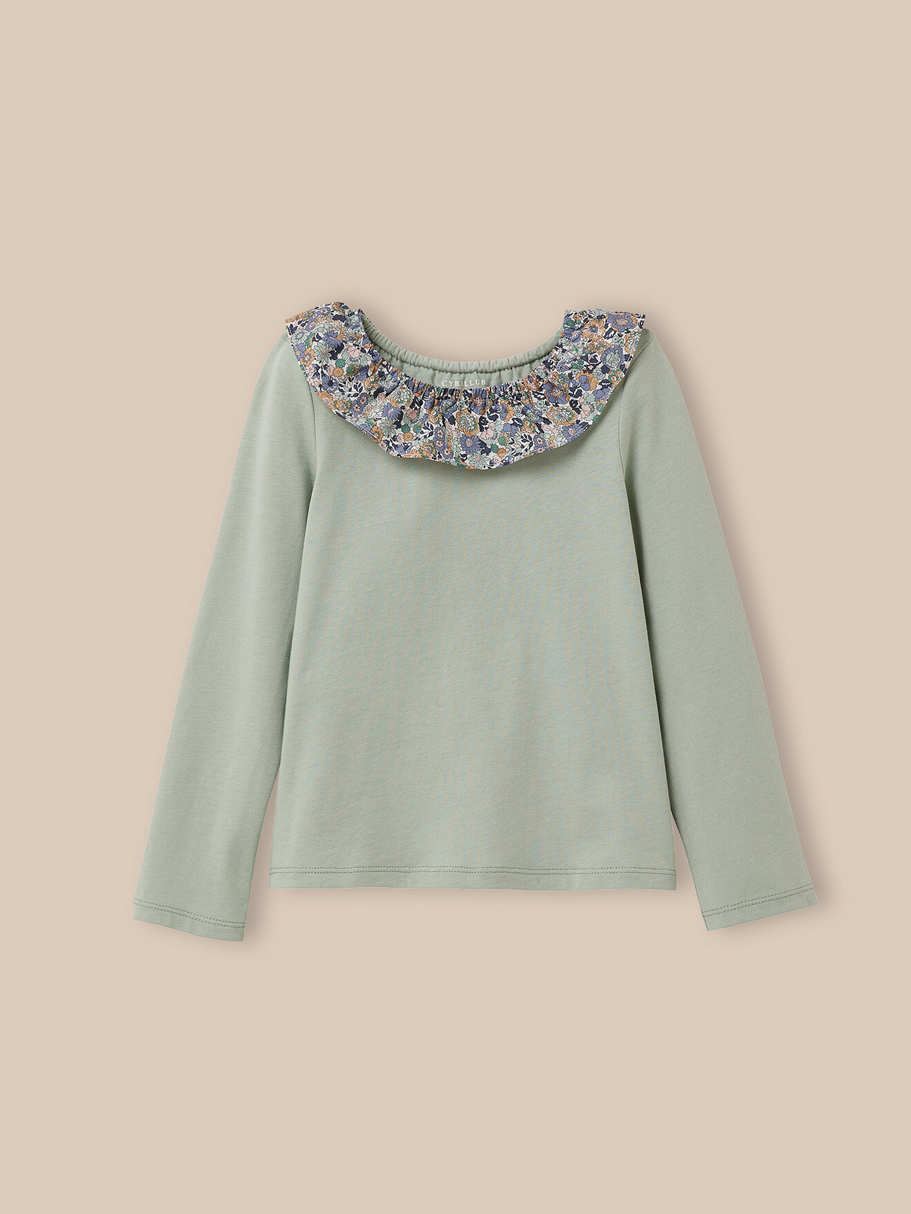 Organic cotton Liberty fabric T-shirt CYRILLUS