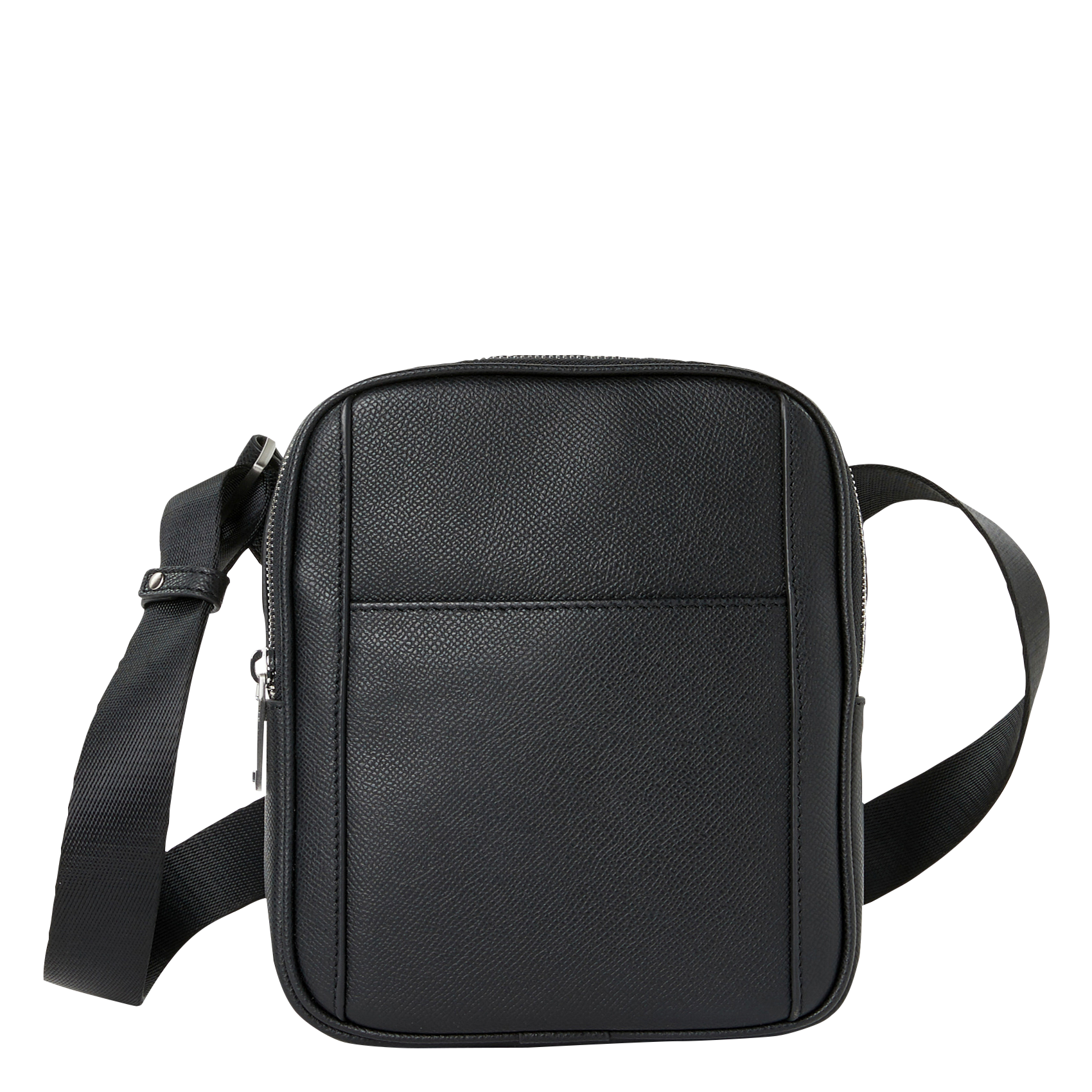 Schultertasche aus genarbtem Leder SAISON 1865 Schwarz