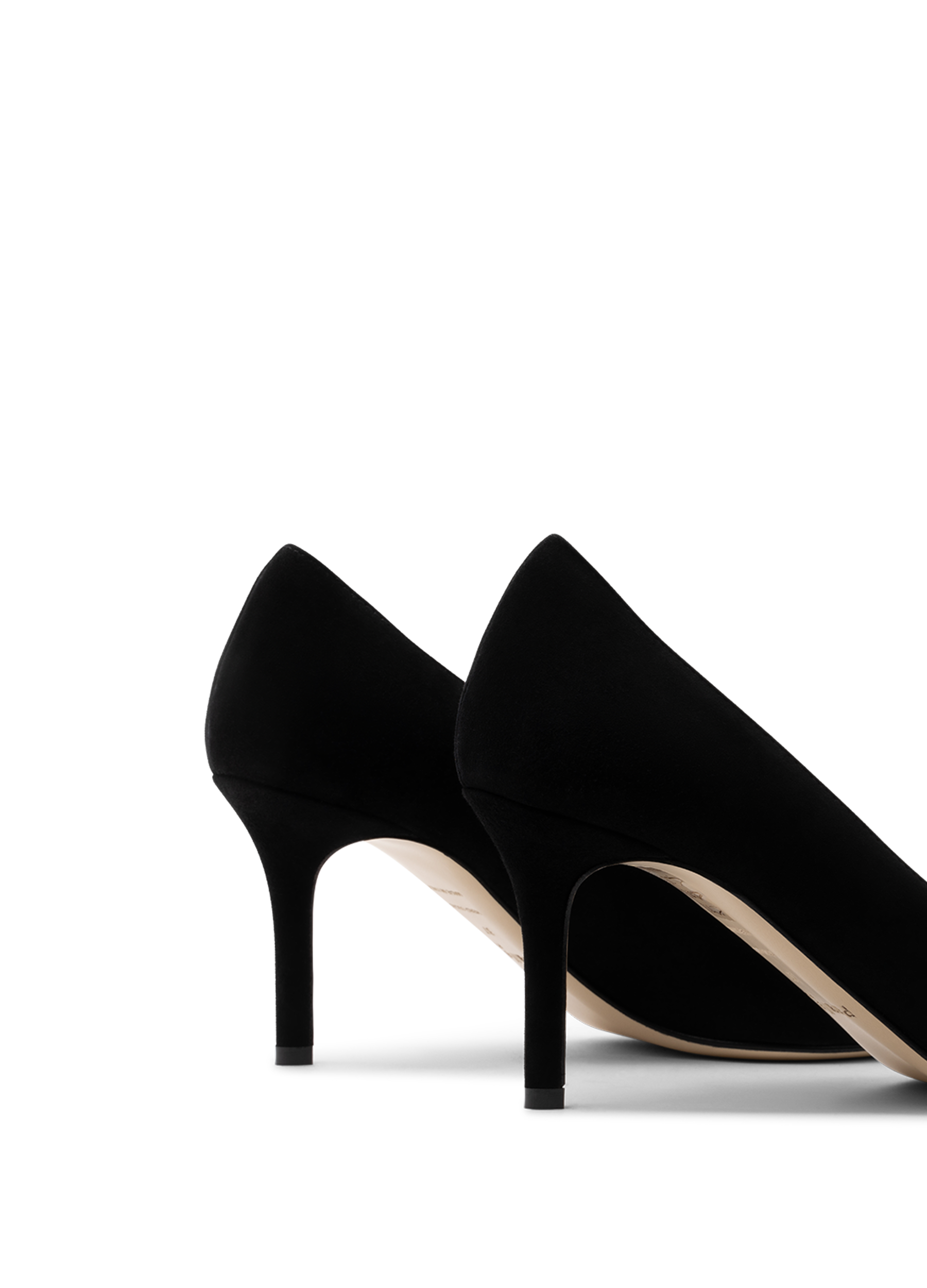 Black goat leather pumps PARALLELE PARIS Black