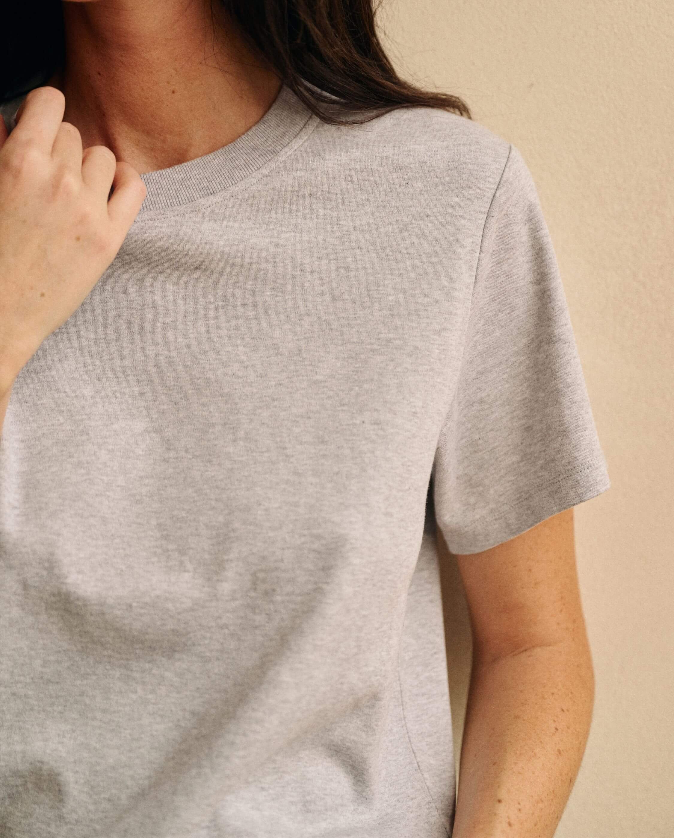 Women's organic cotton t-shirt, grey ANGARDE Grey