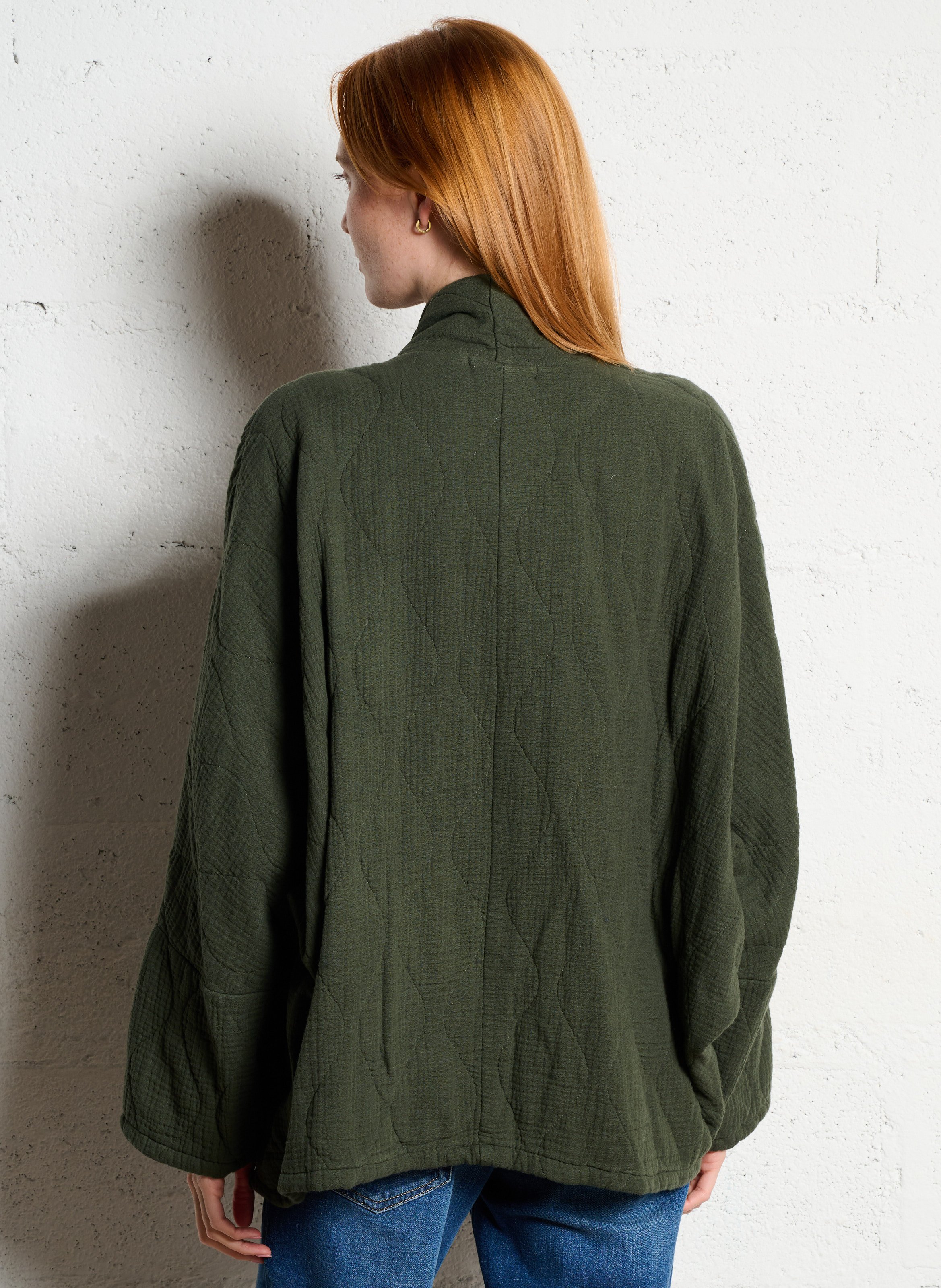 Oversize Steppjacke aus Baumwolle AOKYANOS Braun