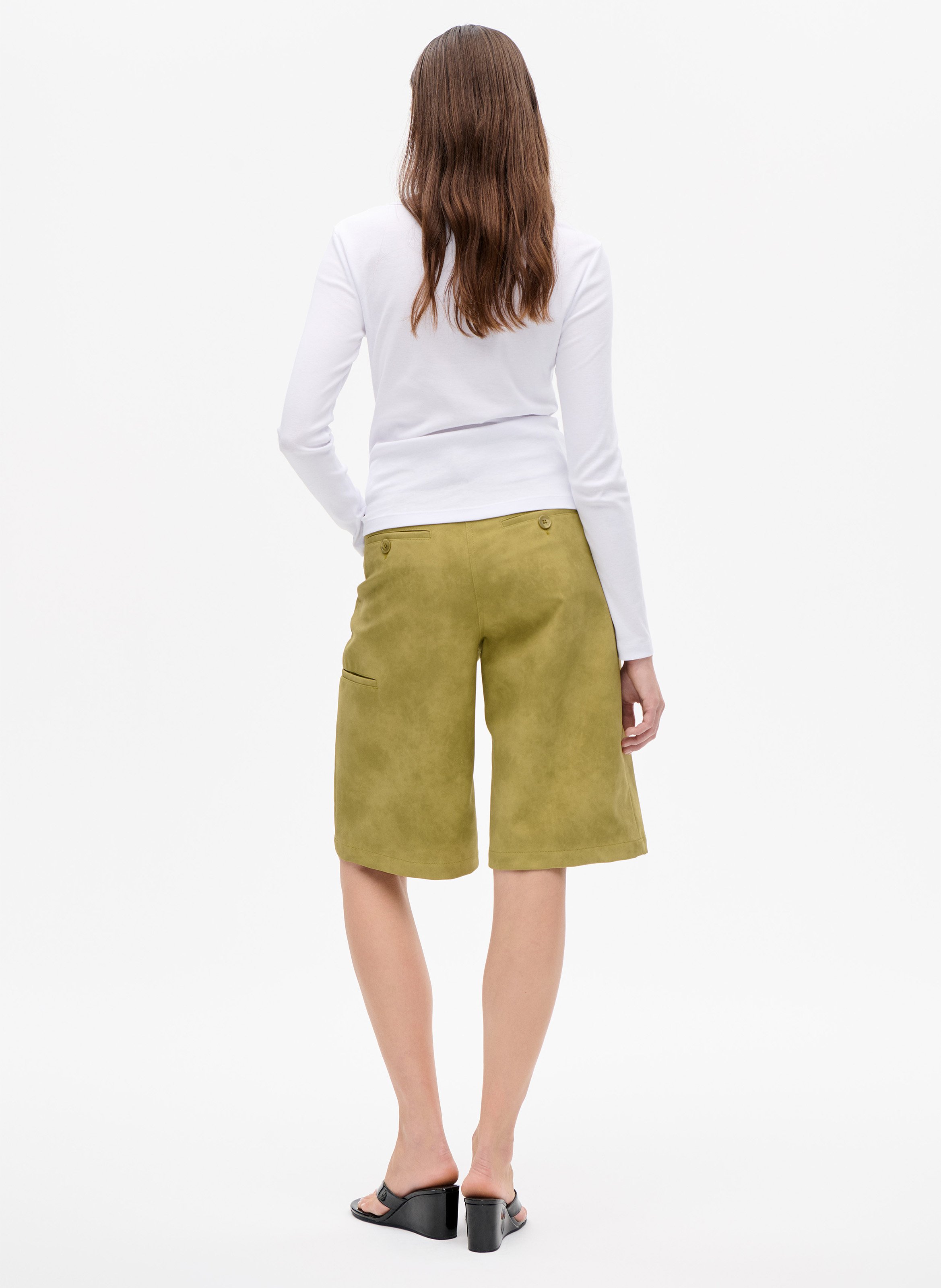 Printed Bermuda shorts BAUM UND PFERDGARTEN Green