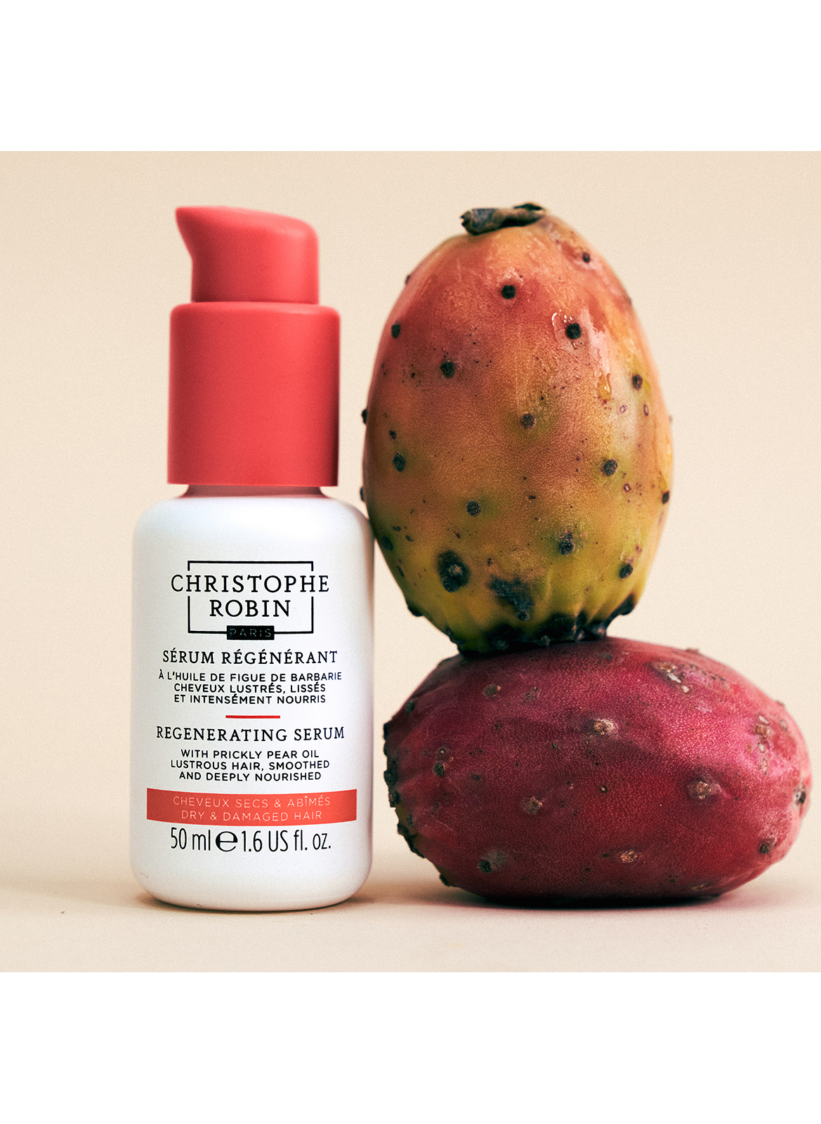 Regenerierendes Haarserum mit Kaktusfeigenöl CHRISTOPHE ROBIN No color