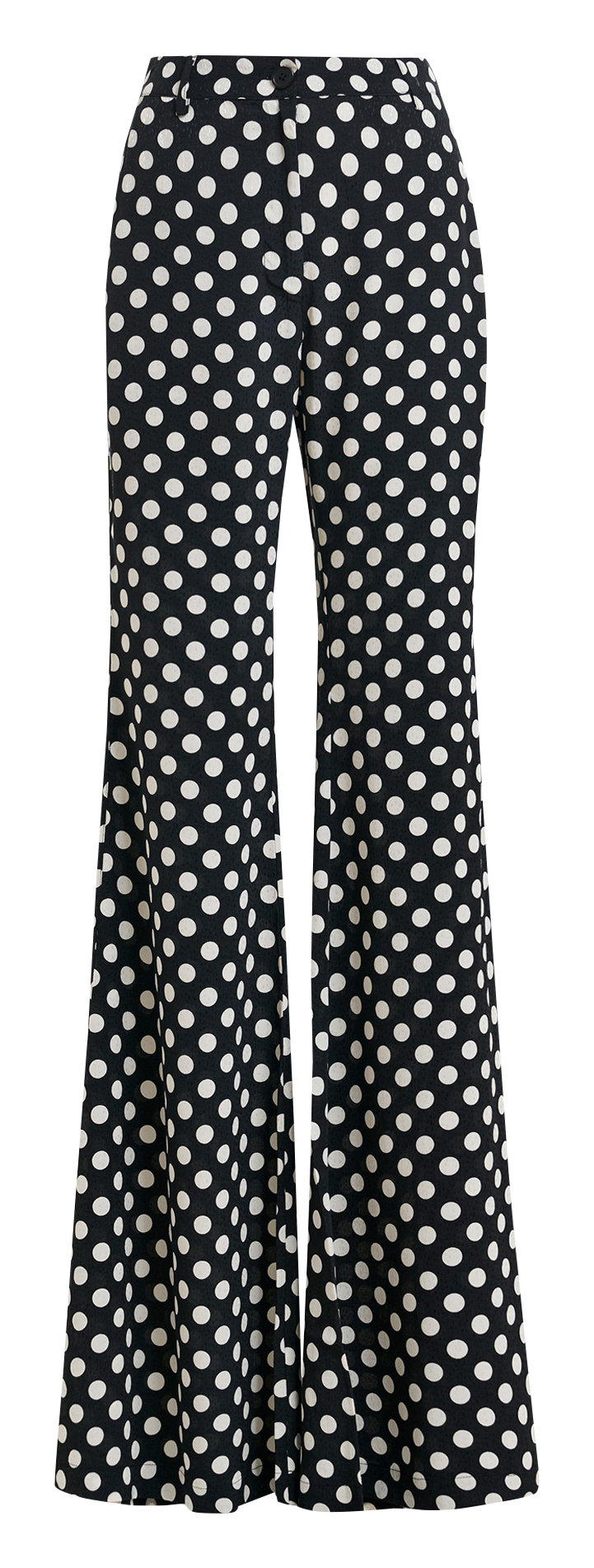 Pantalon flare imprimé ESSENTIEL ANTWERP Noir