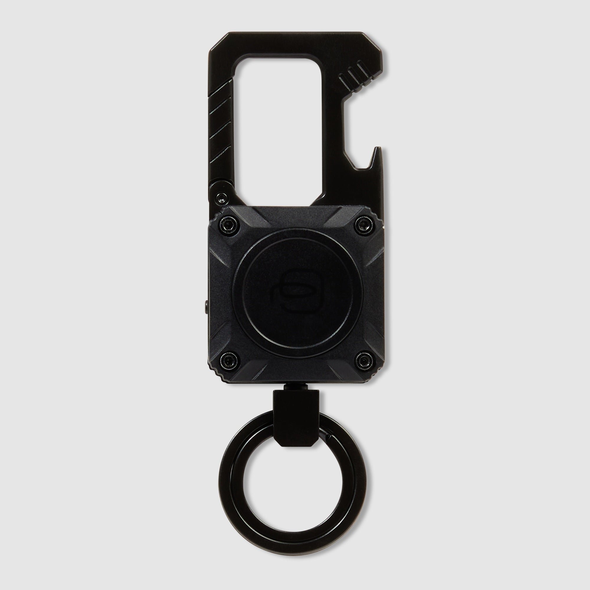 Metal keychain with tracker PIQUADRO Black