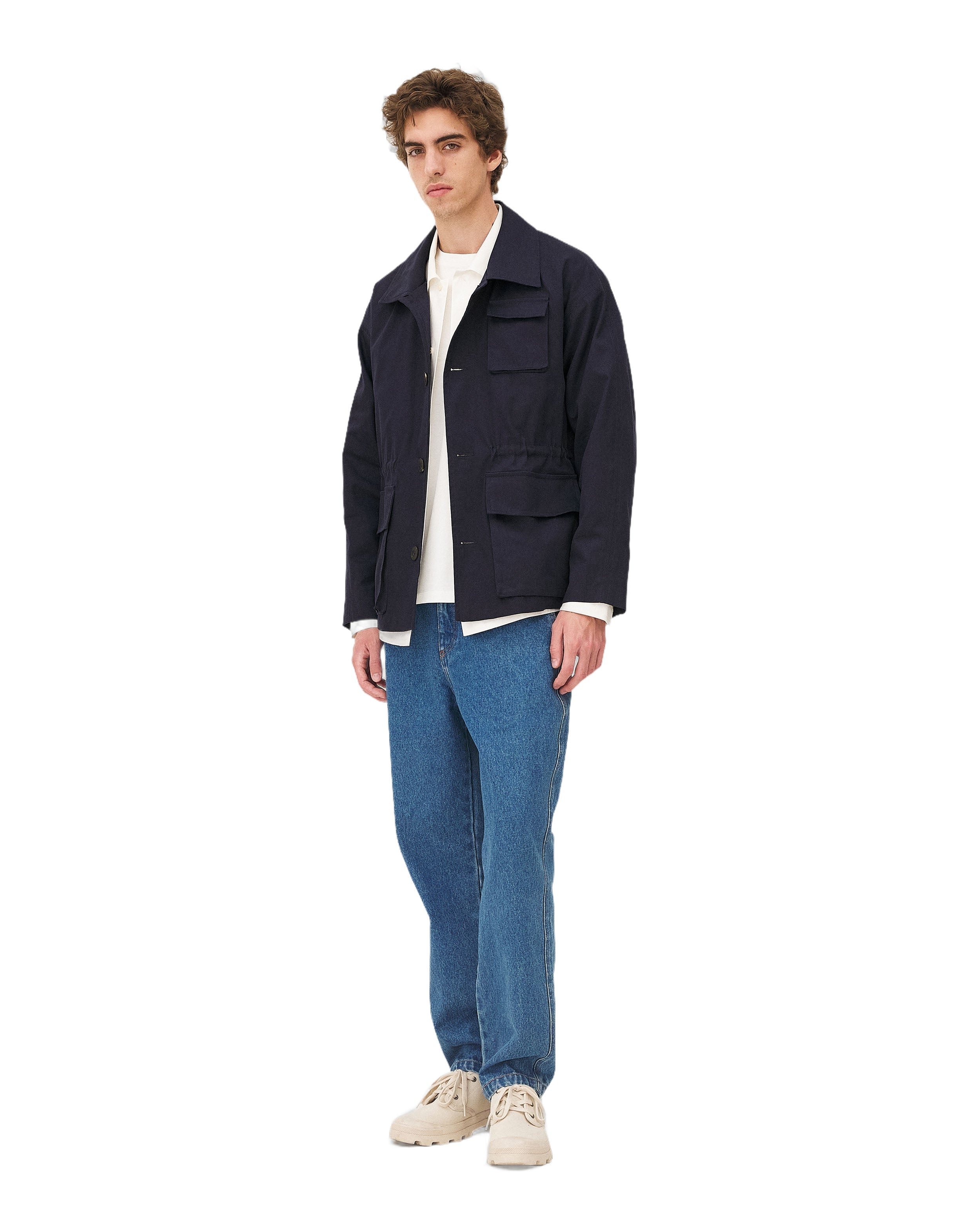 Saharan jacket ORARI NAVY Noyoco Blue