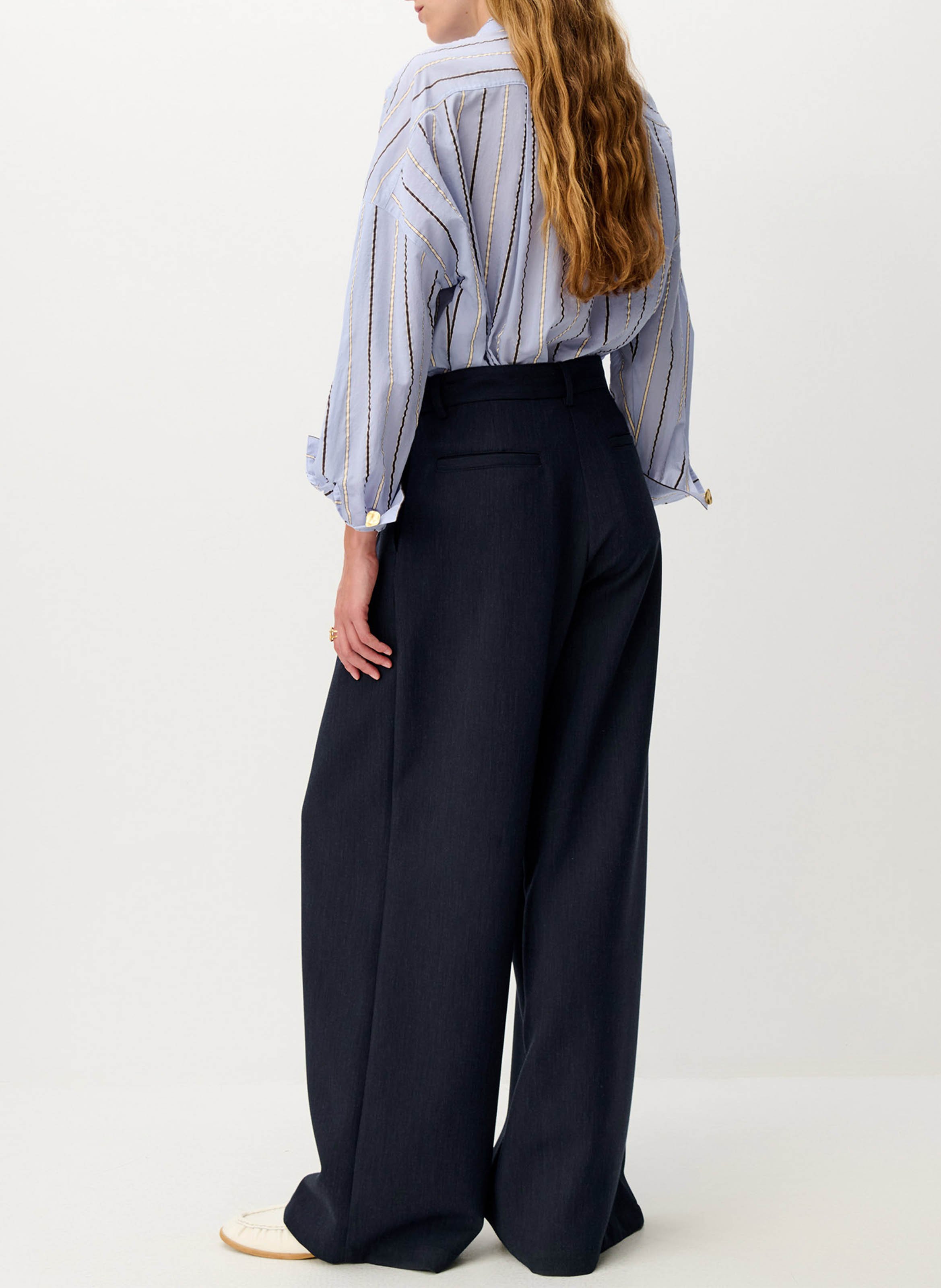 Wide trousers SESSUN Blue