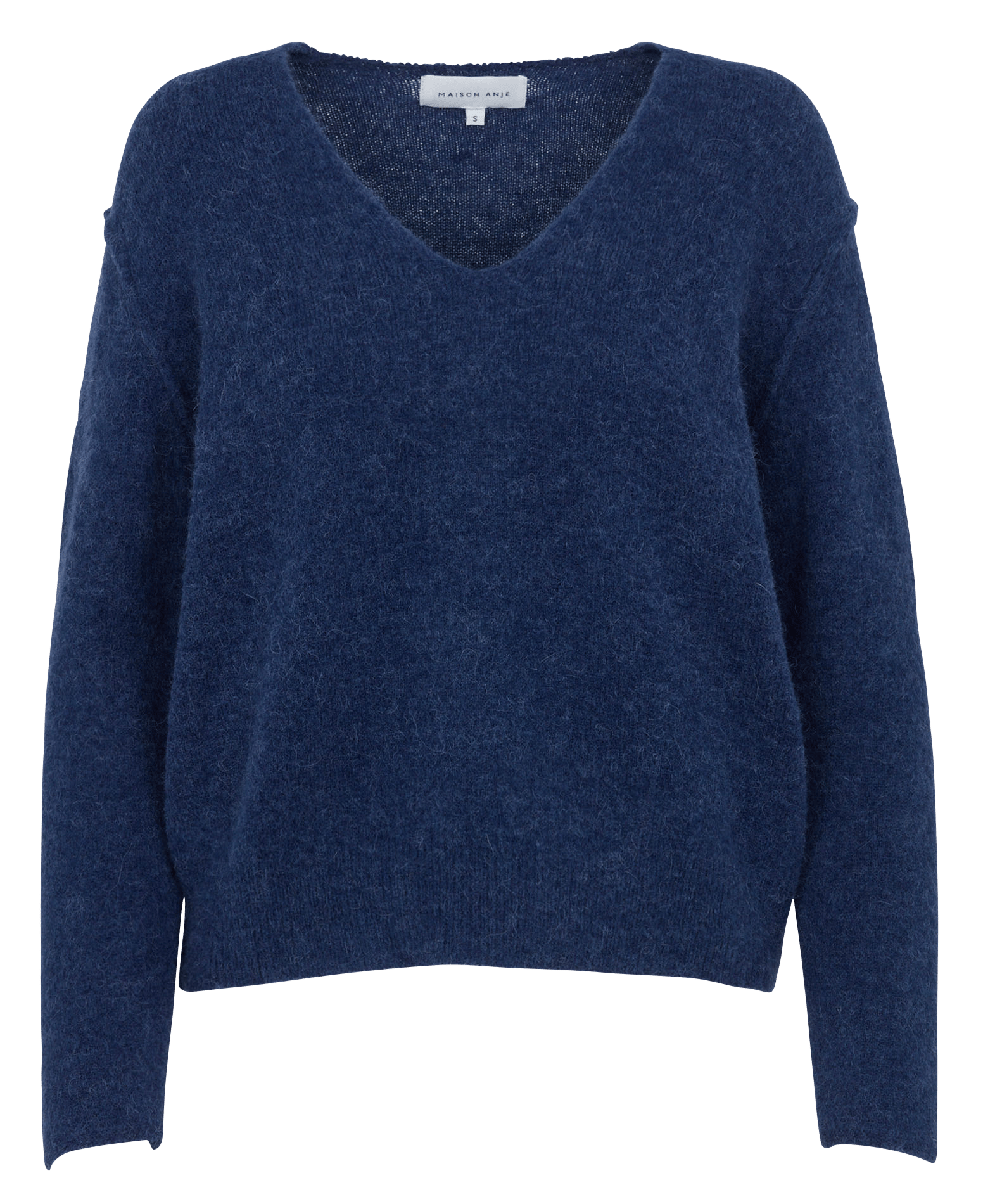 Oversized trui | wolblend MAISON ANJE Blauw