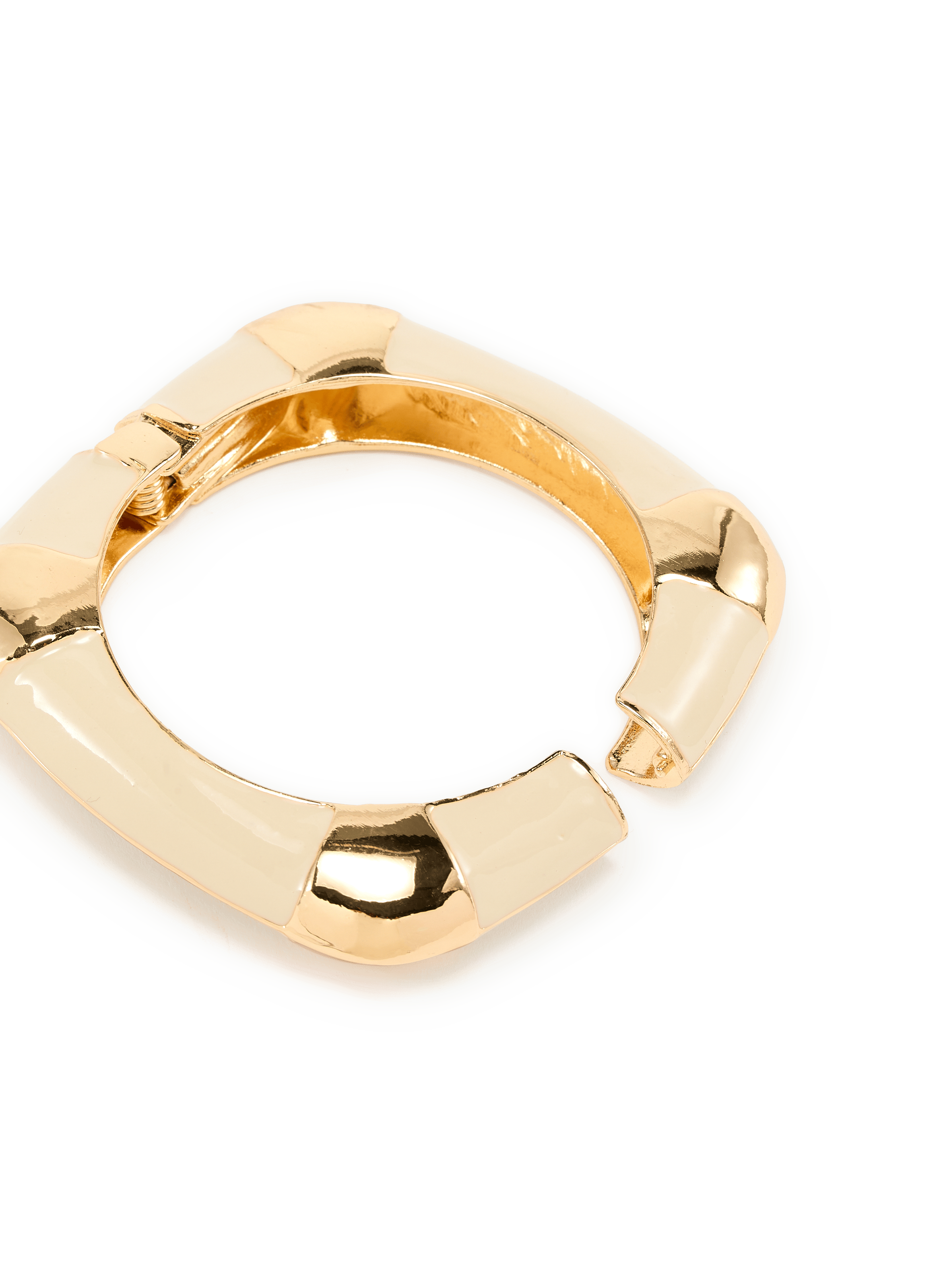 Enamel Steel Bracelet AU PRINTEMPS PARIS Beige