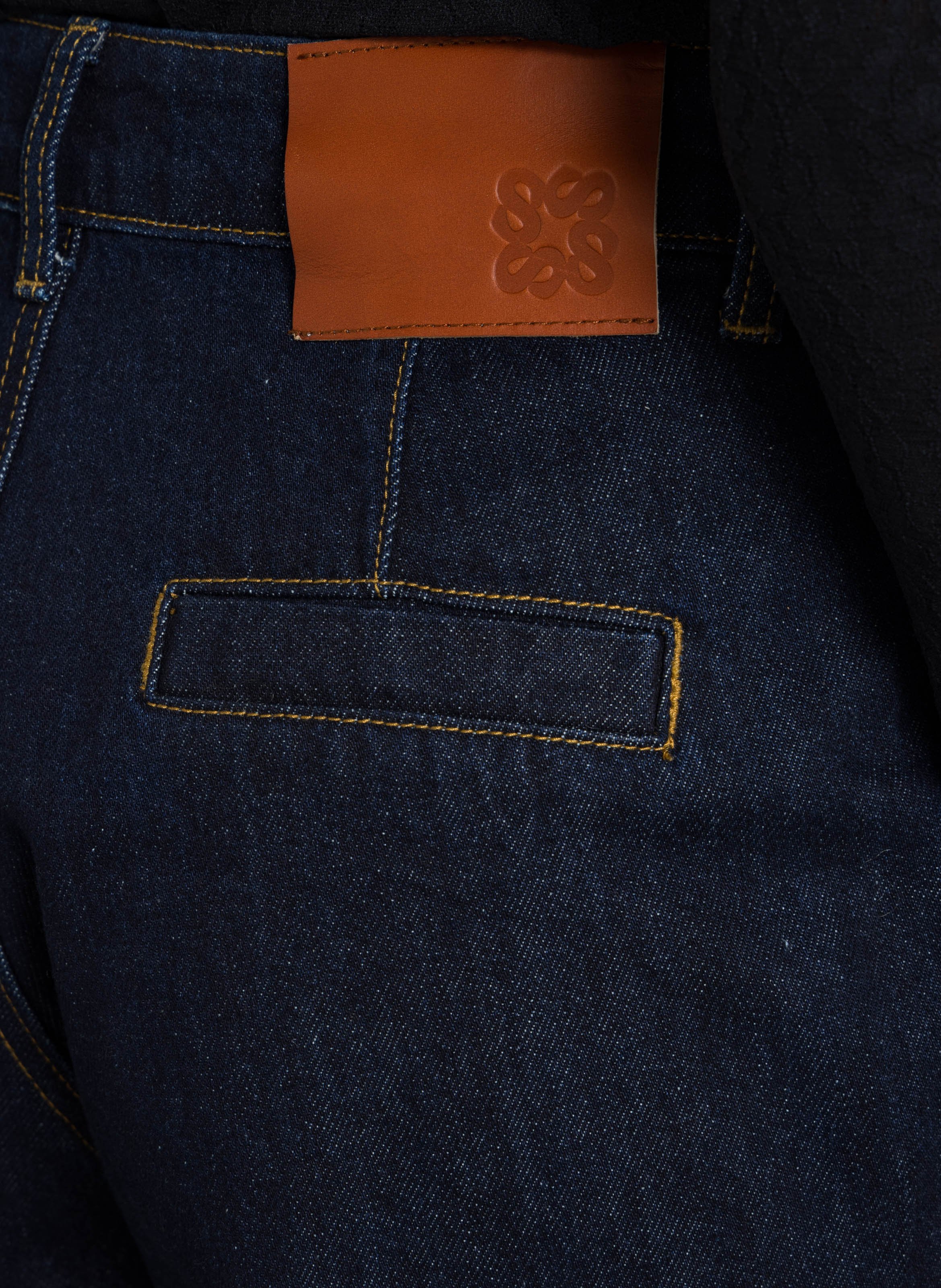Flared Jeans aus Baumwolle SUNCOO Jeans ohne Waschung