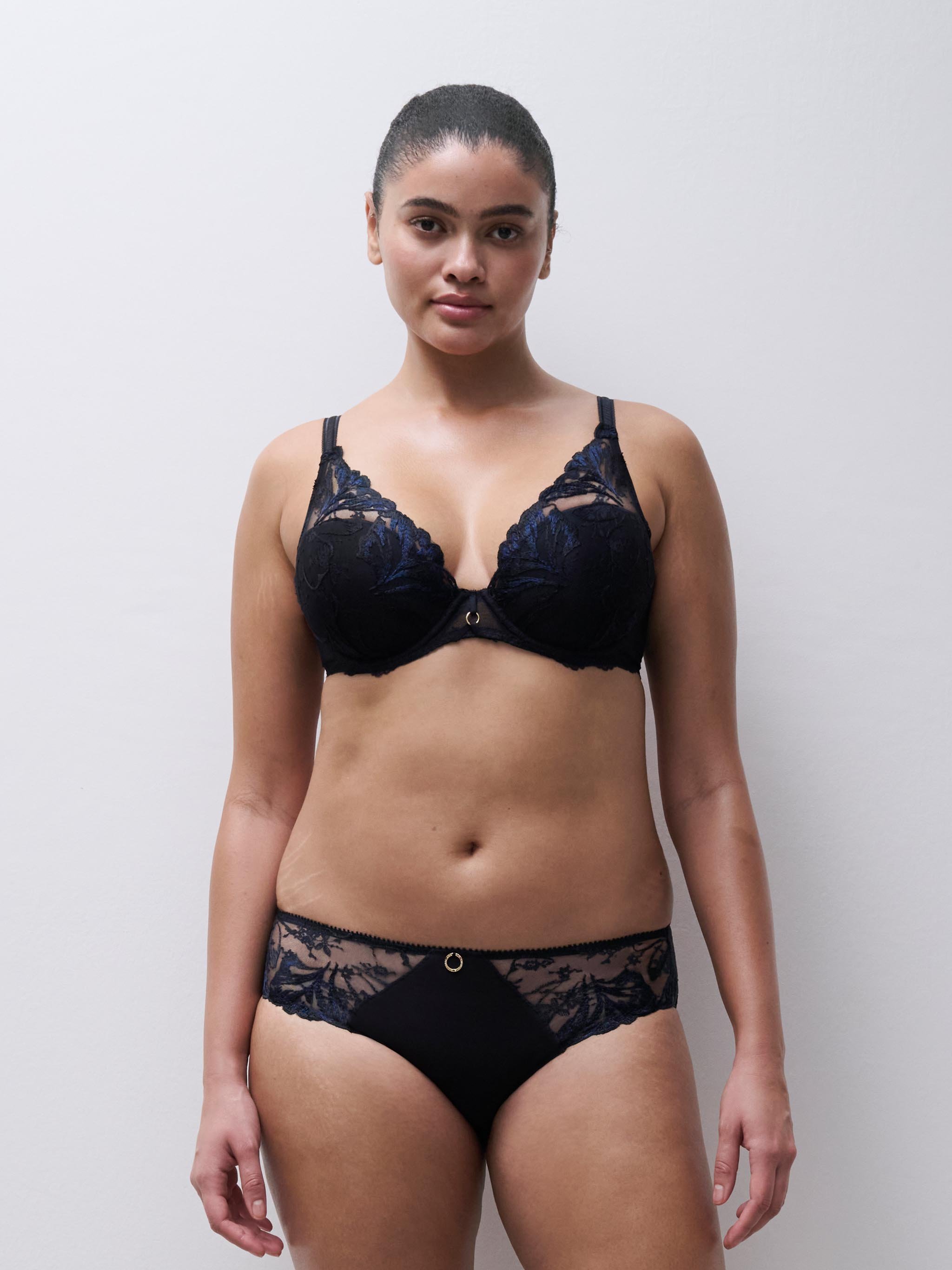 Plunge cup bra CHANTELLE Black