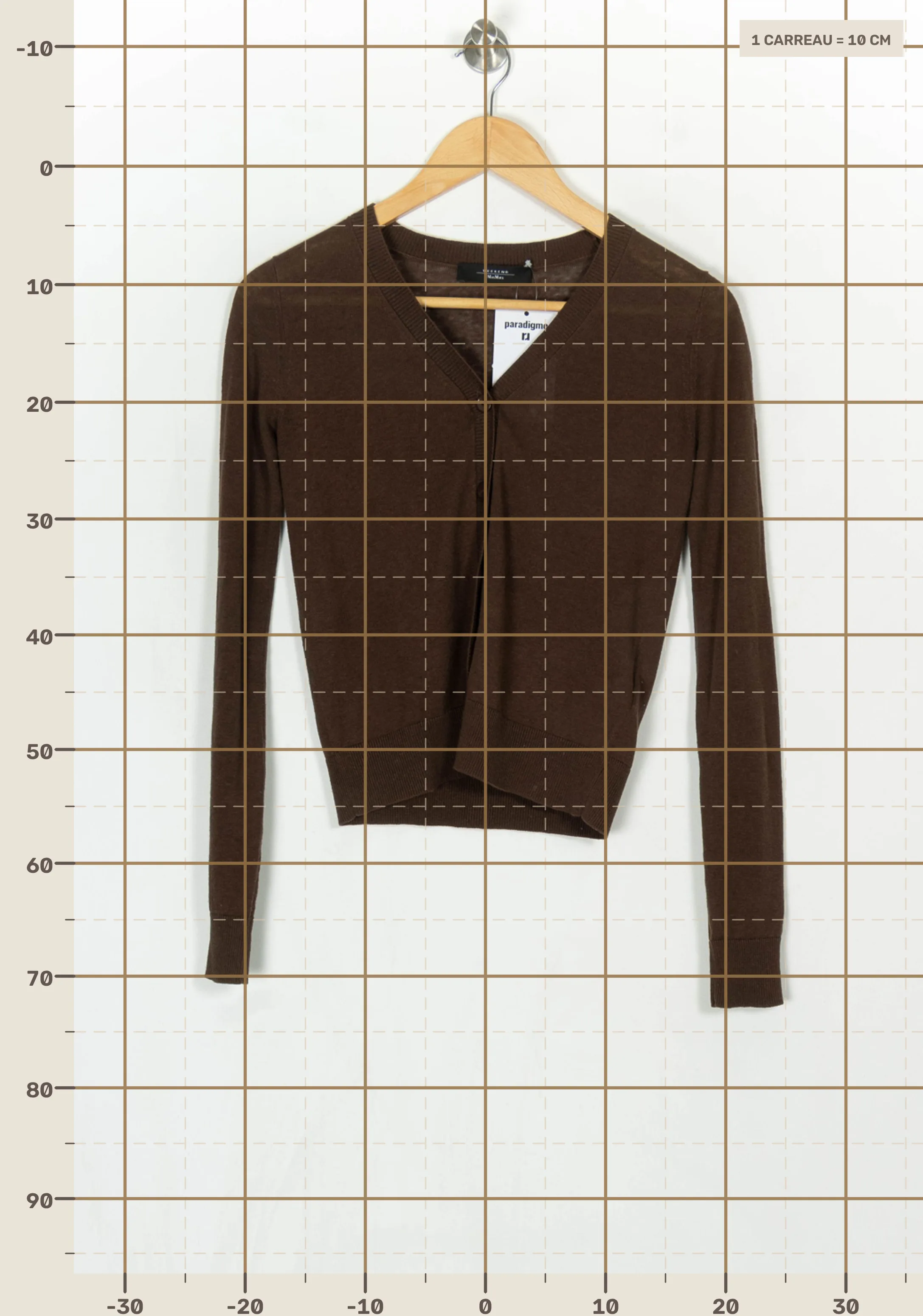 Cardigan MAX MARA - Seconde Main Brown