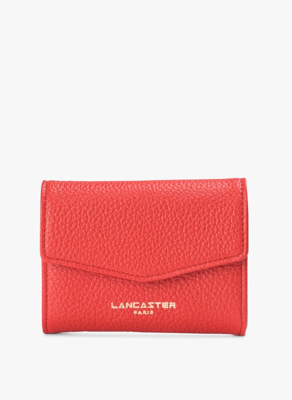 Coin Purse Portefeuille Homme Cuir Lancaster Leather Flap Coin