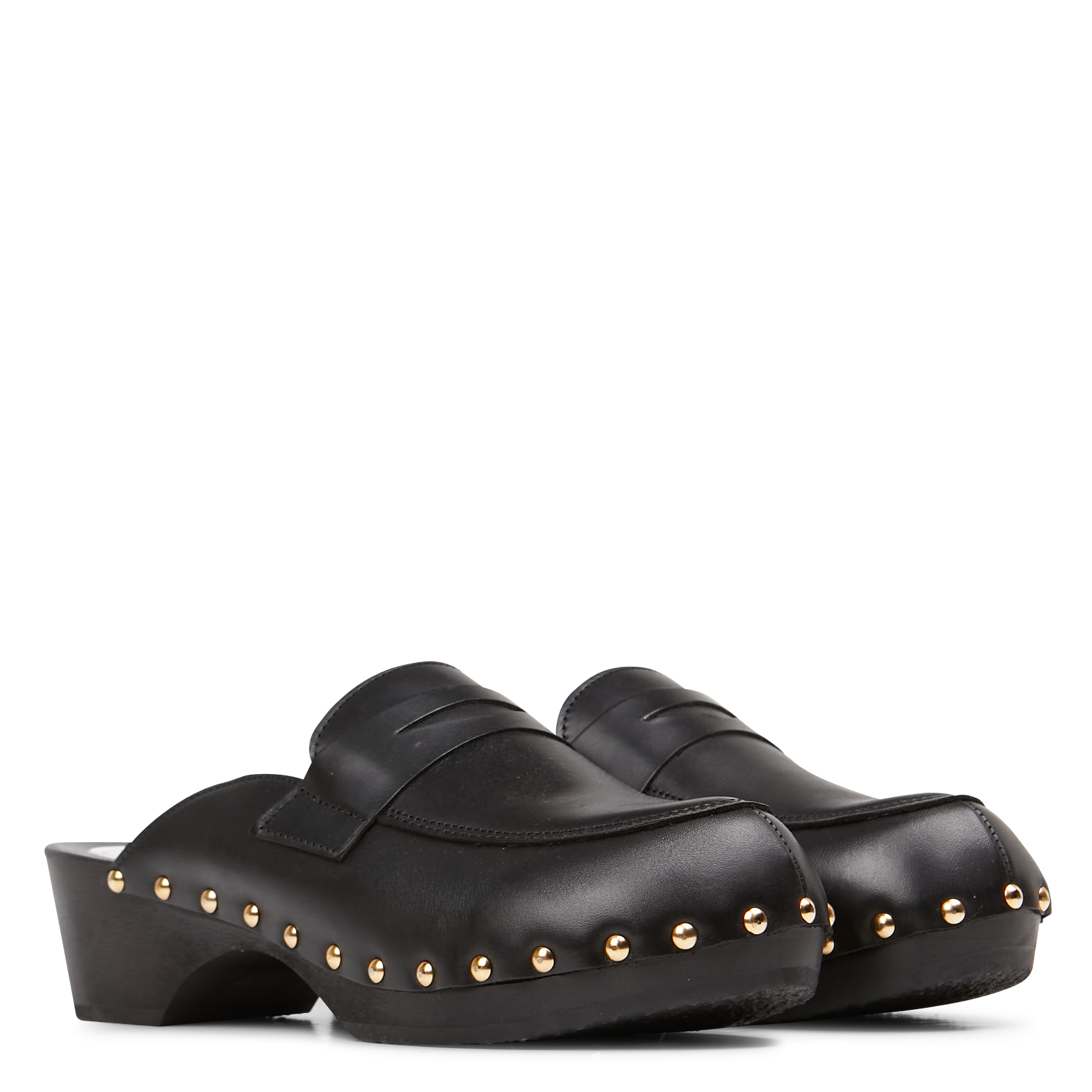 Mokassin-Clogs aus Leder SABOTS YOUYOU Schwarz